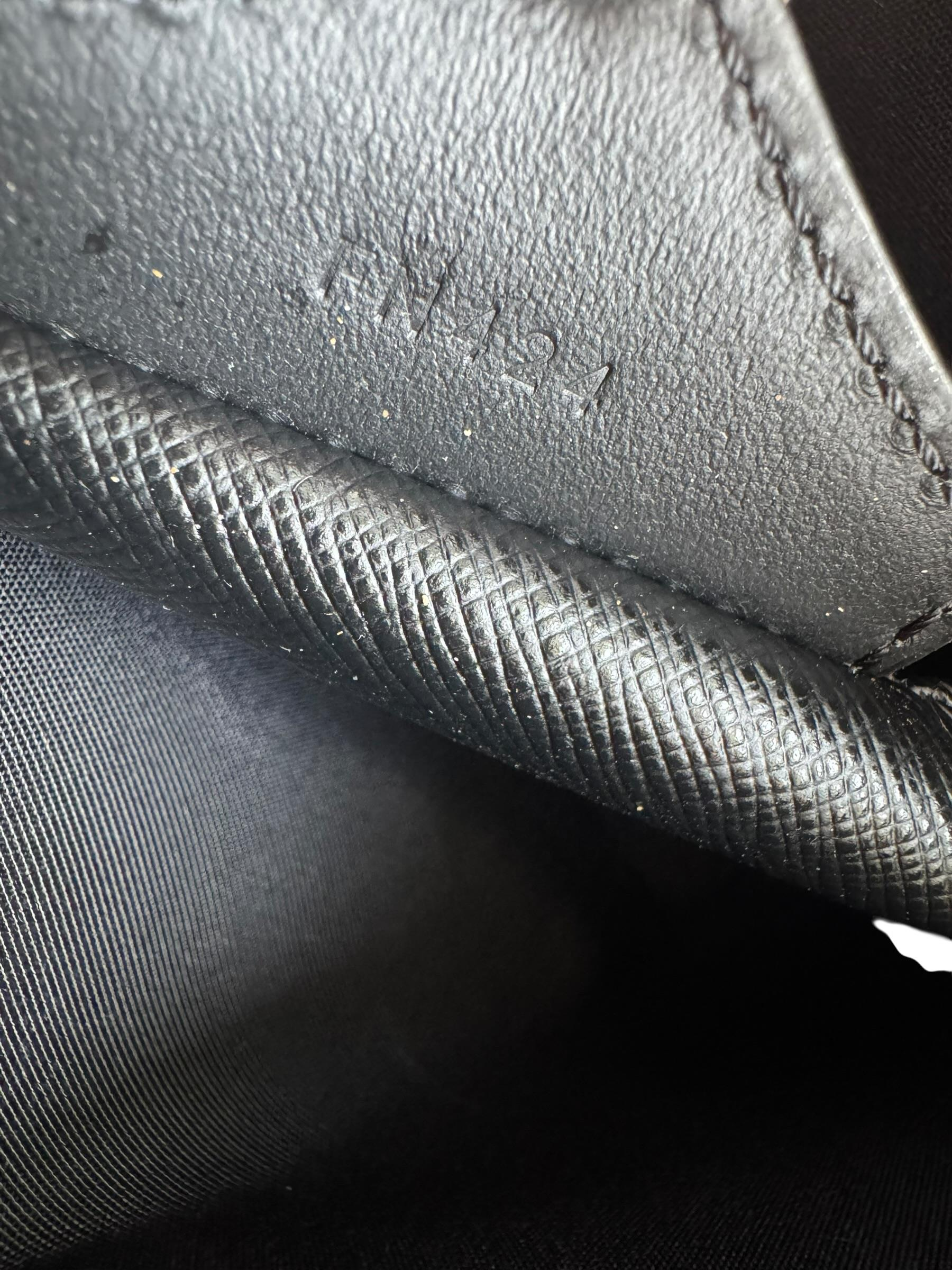 MONT BLANC LEATHER CLUTCH BAG