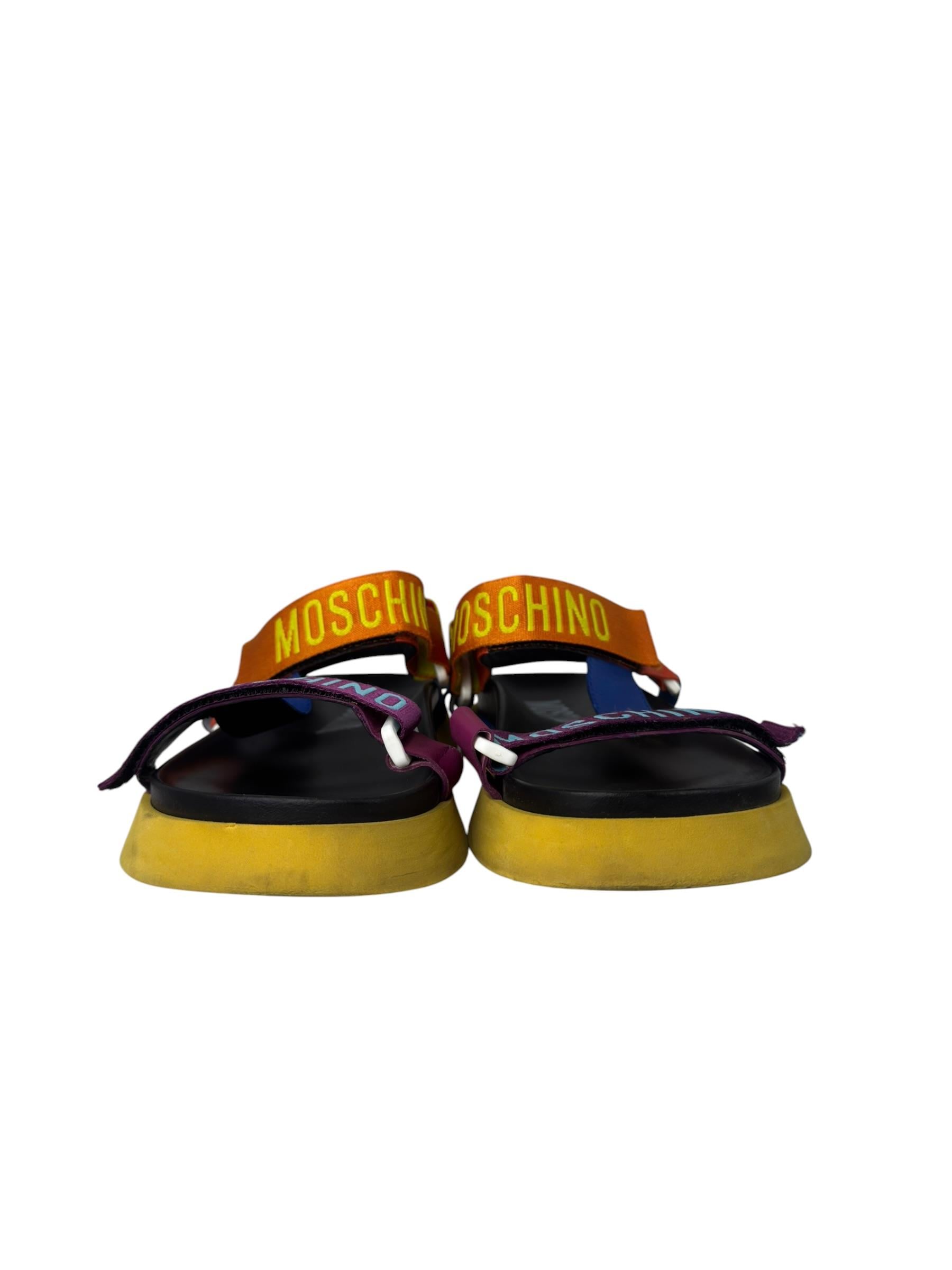 MOSCHINO MULTICOLOR SANDAL