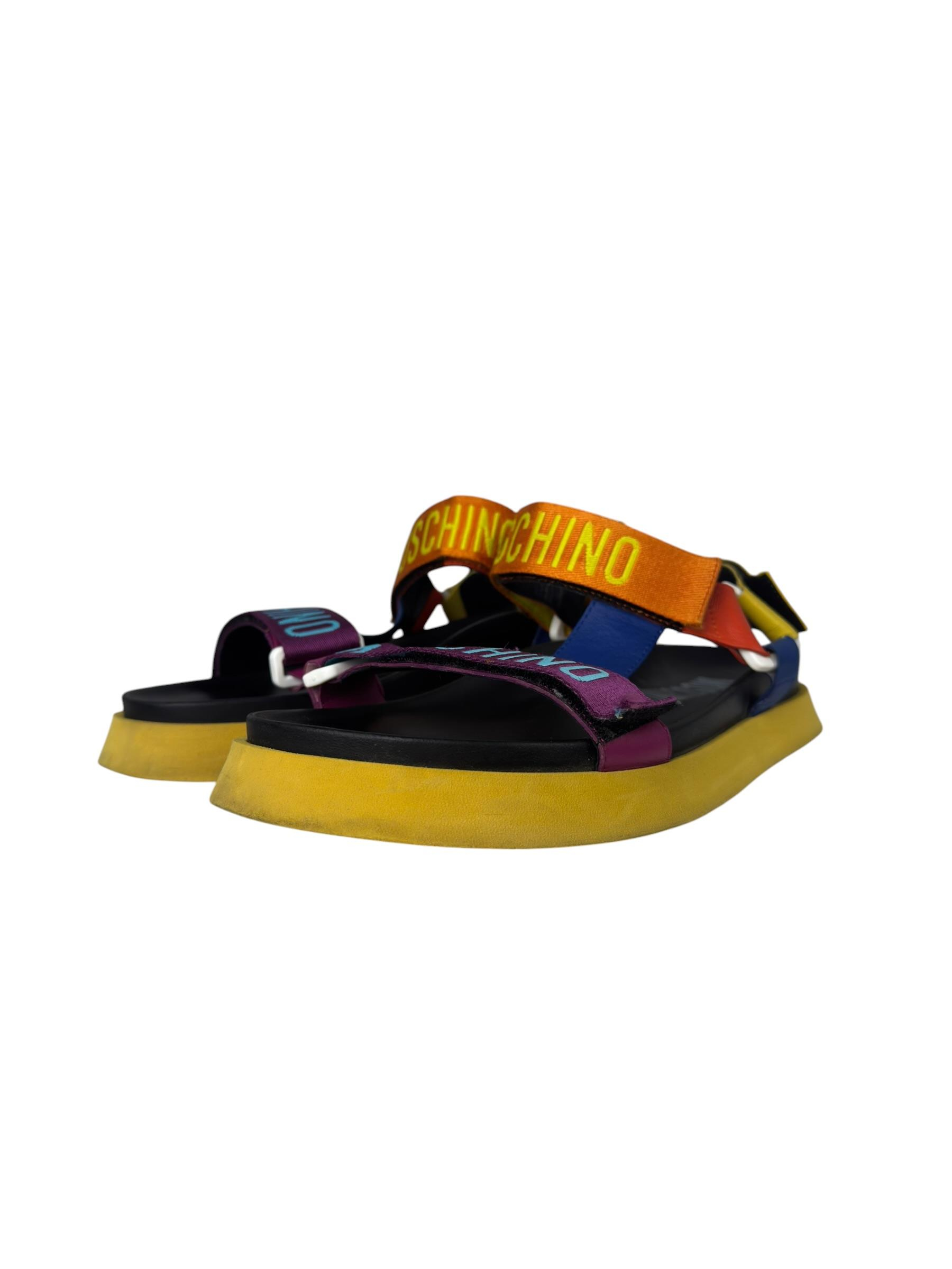 MOSCHINO MULTICOLOR SANDAL