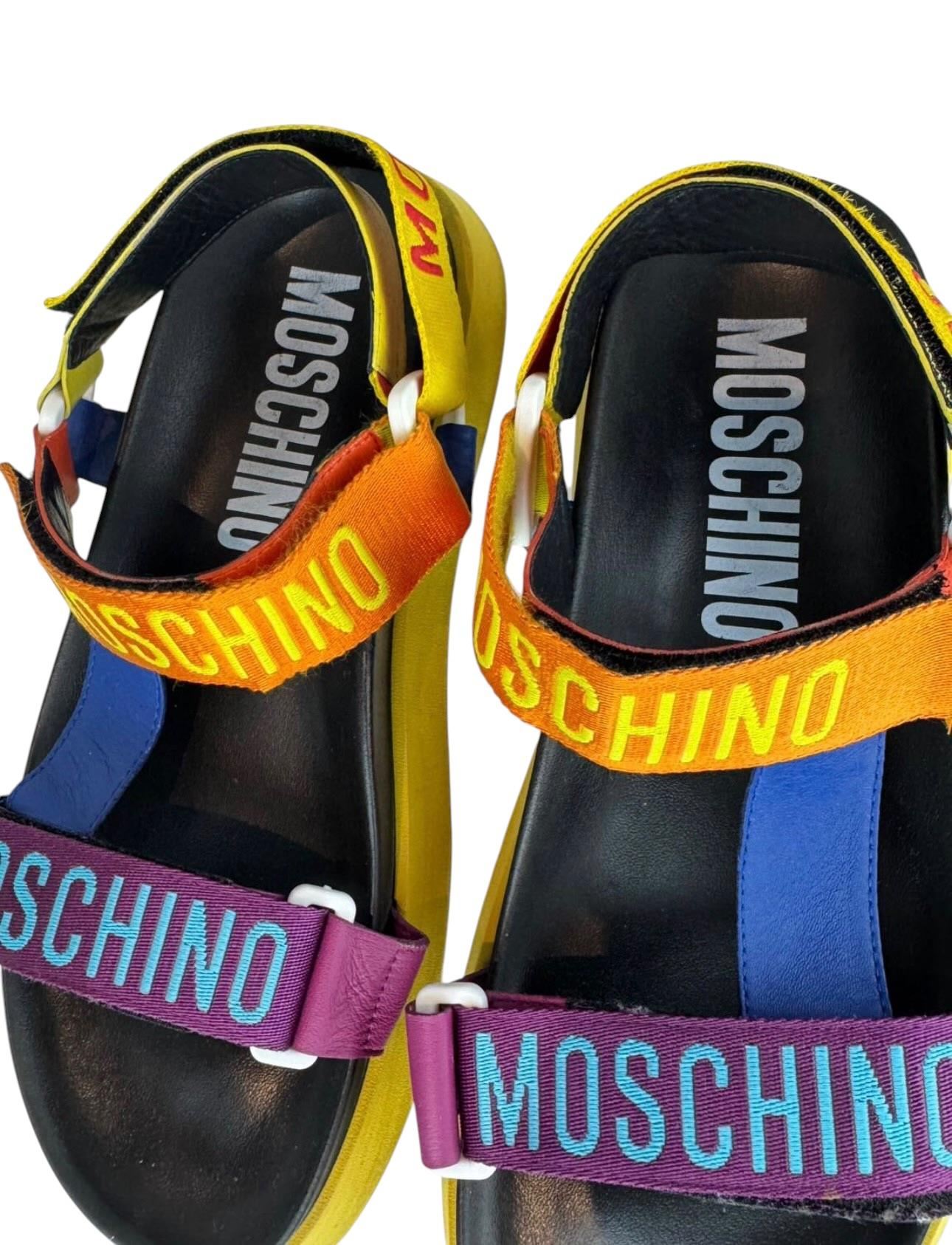 MOSCHINO MULTICOLOR SANDAL