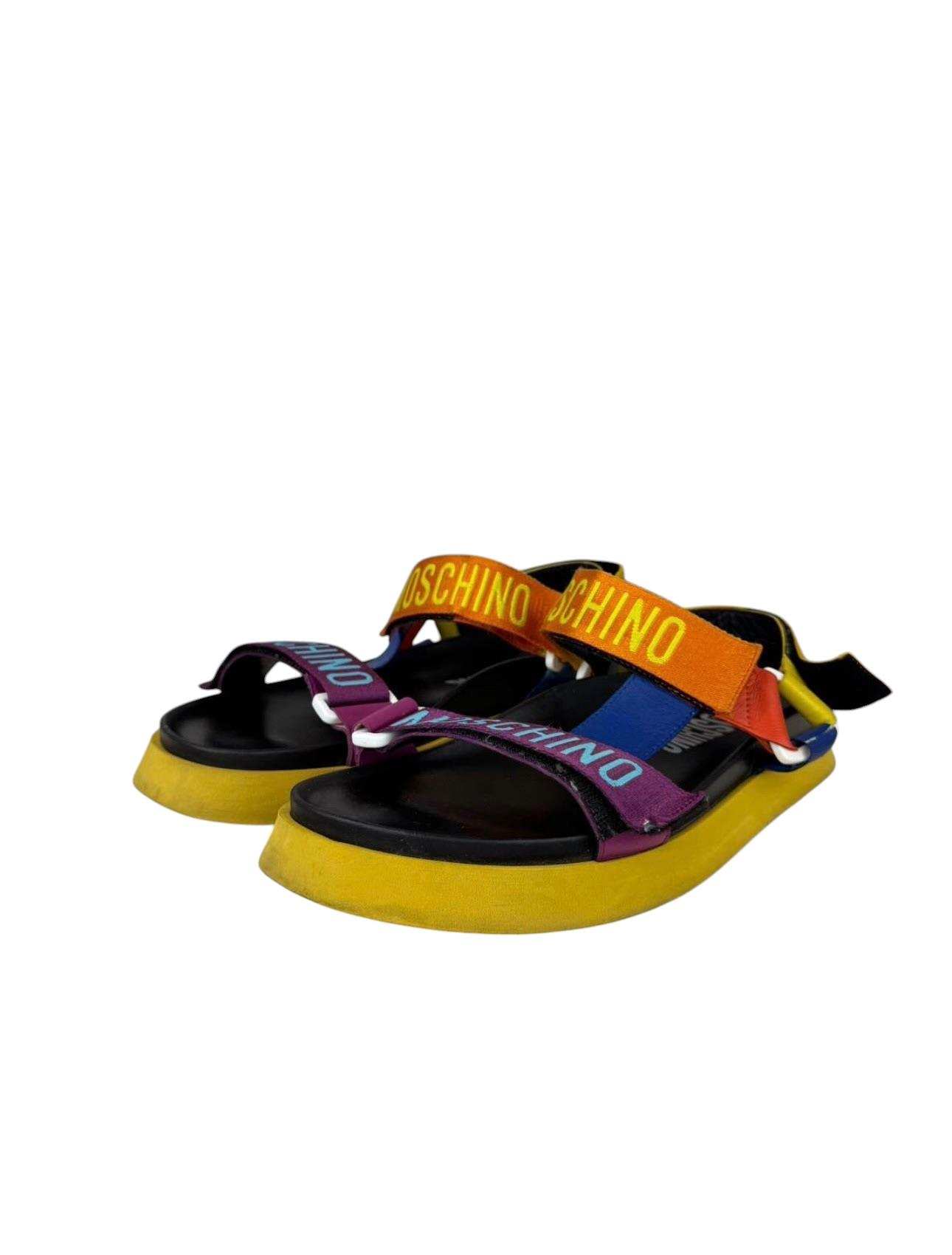 MOSCHINO MULTICOLOR SANDAL