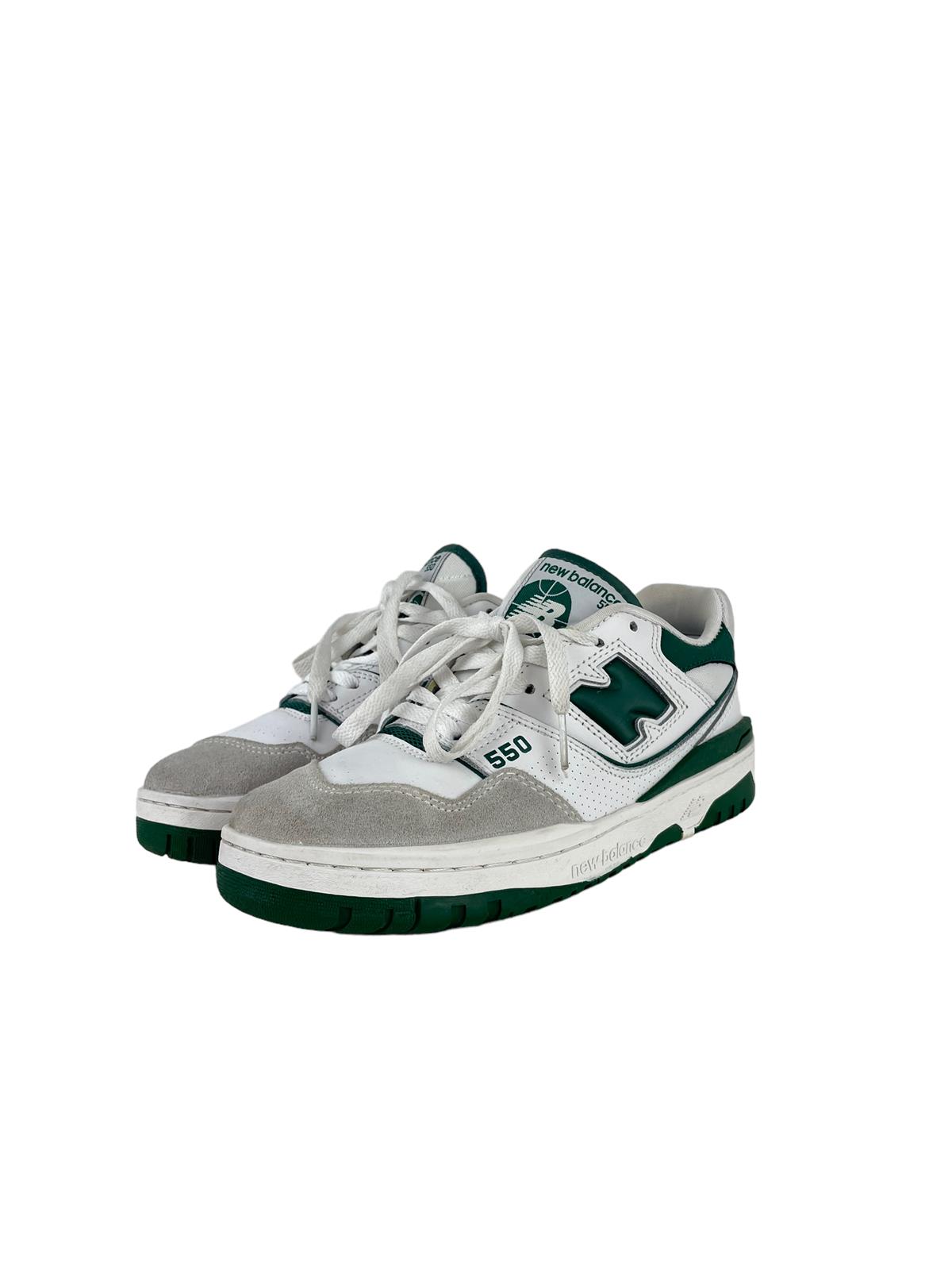 NEW BALANCE 550 GREEN SNEAKERS 