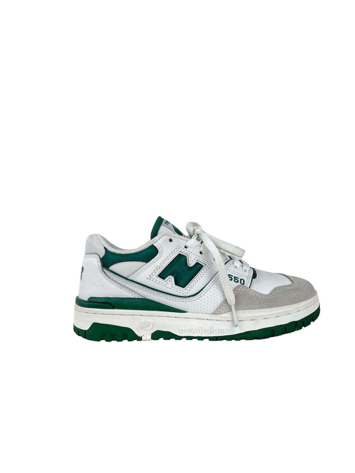 NEW BALANCE 550 GREEN SNEAKERS 