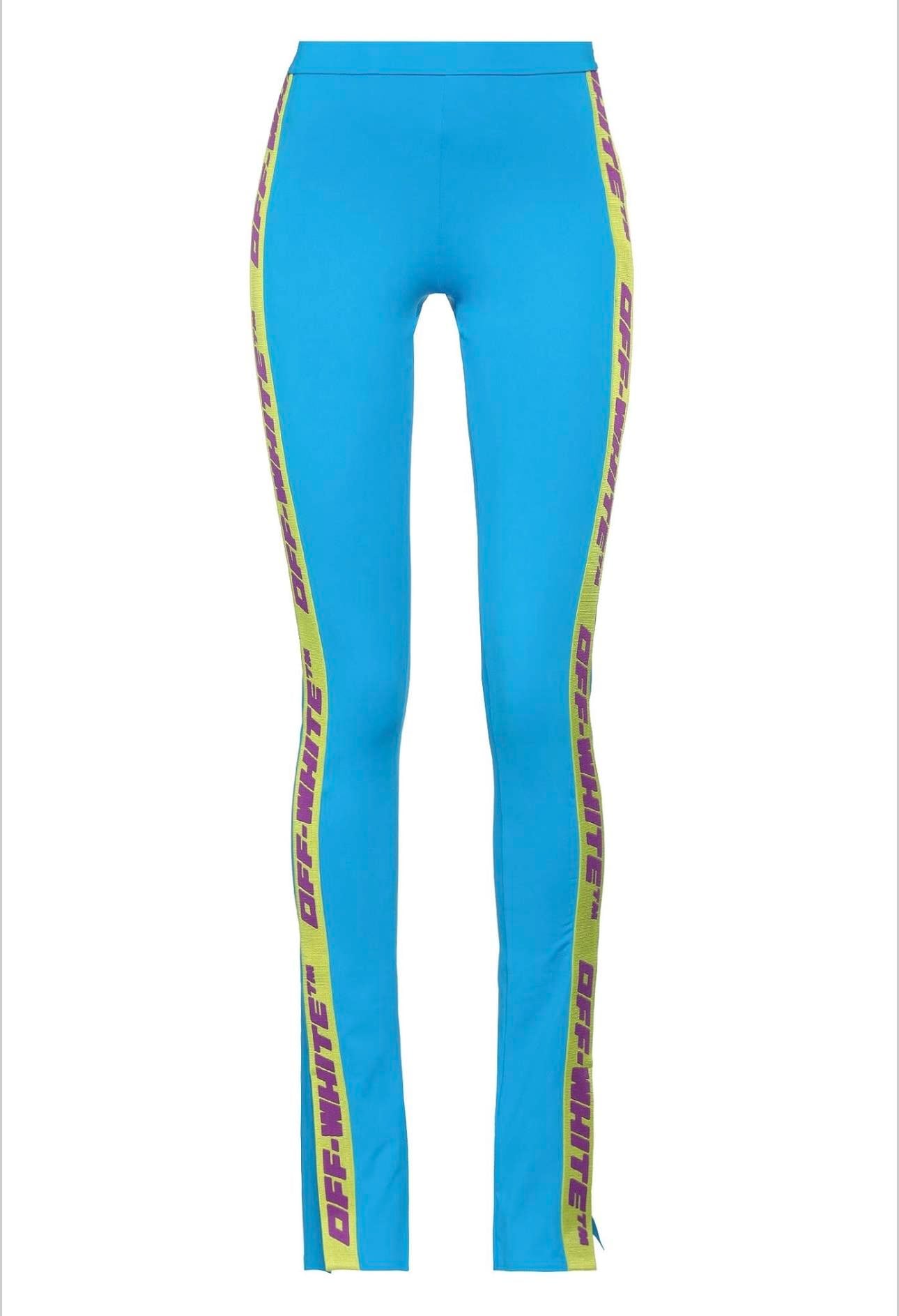 OFF WHITE BLUE LEGGINGS