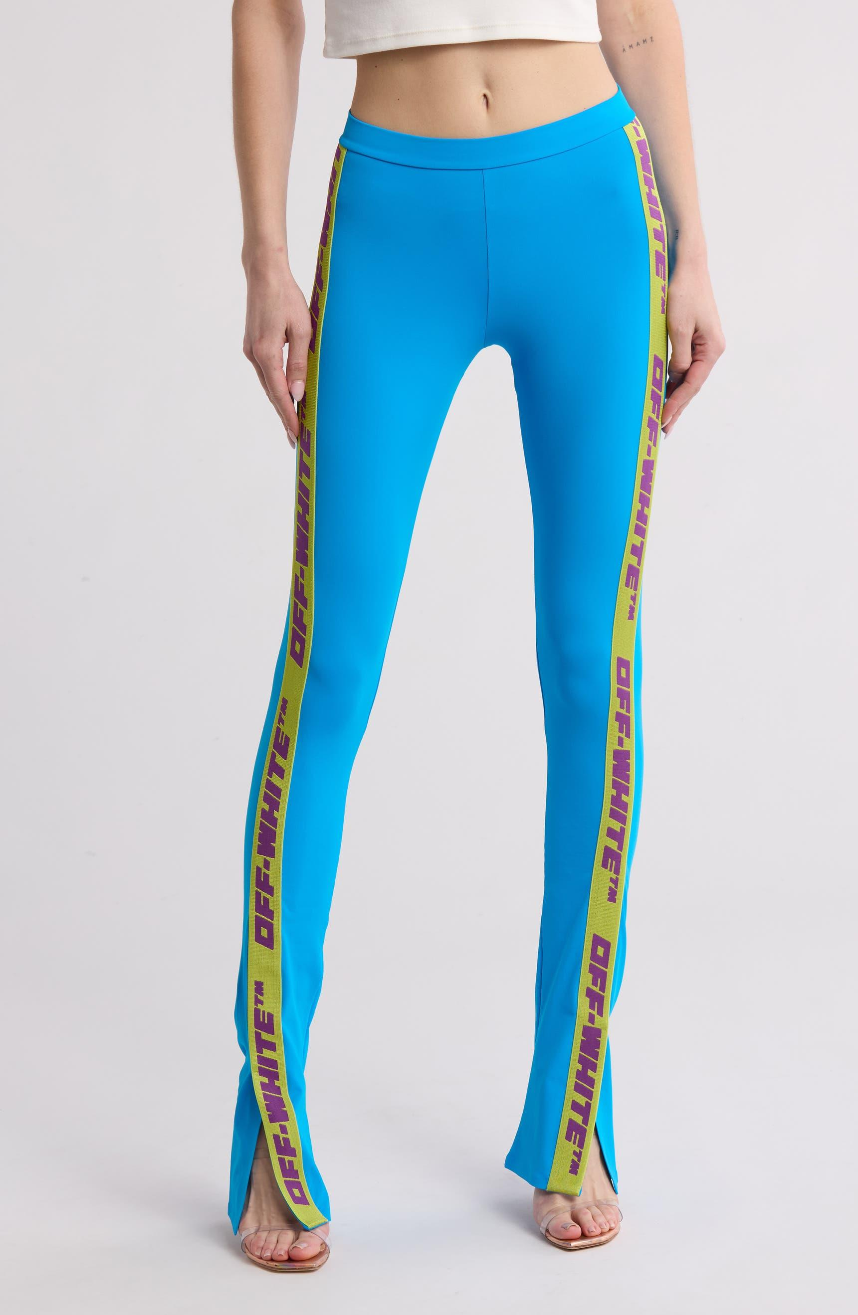 OFF WHITE BLUE LEGGINGS