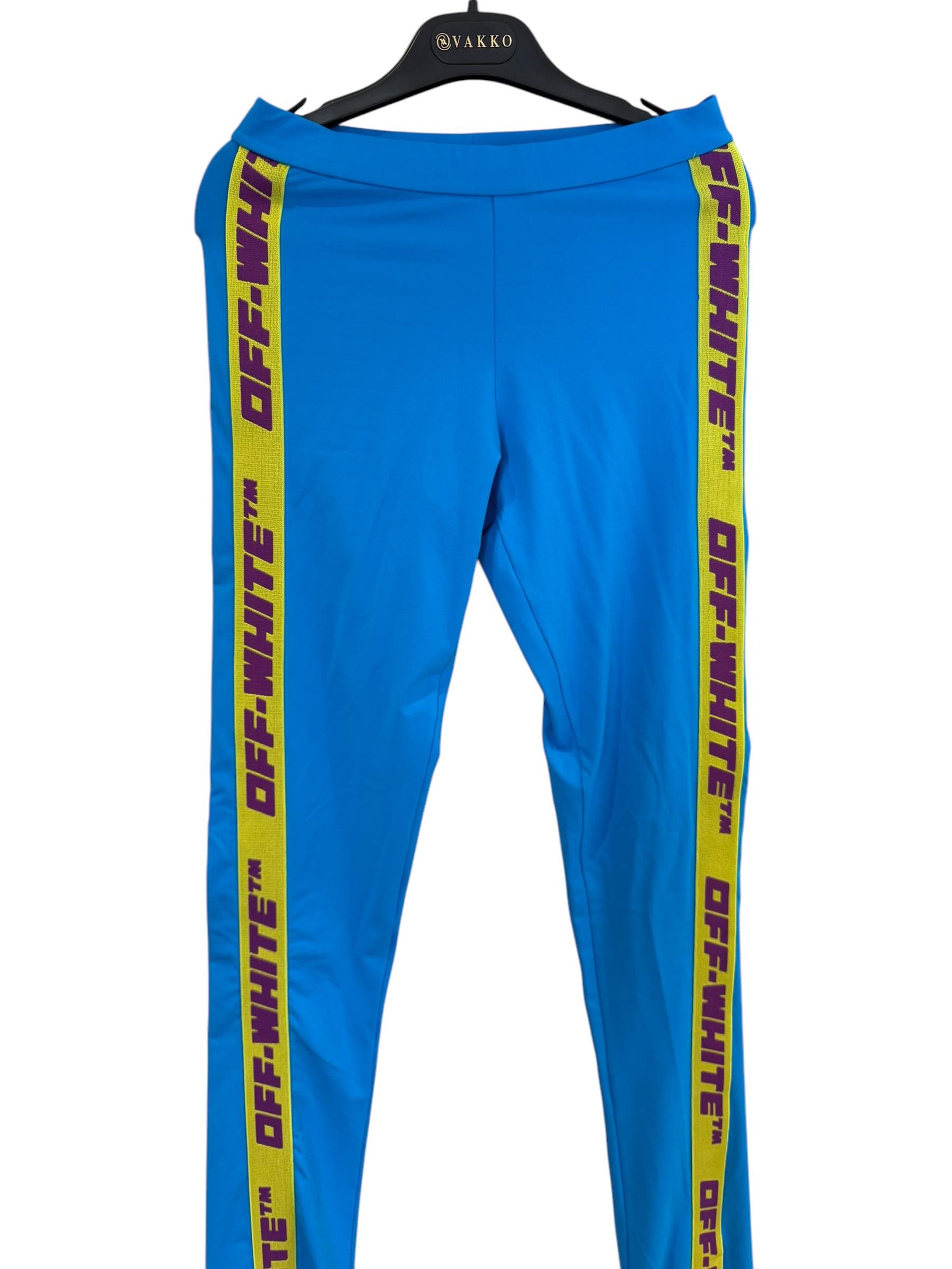 OFF WHITE BLUE LEGGINGS