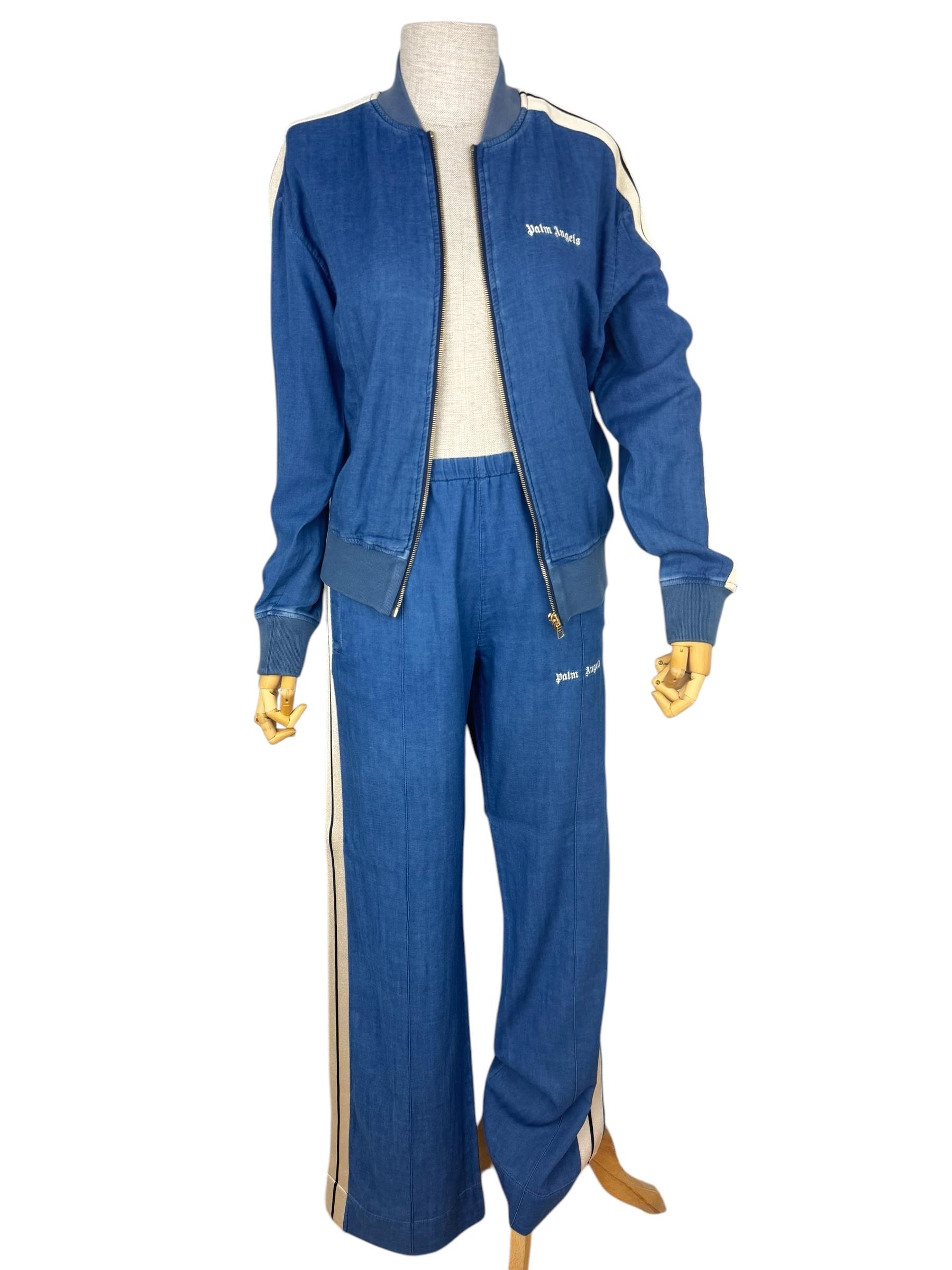 PALM ANGELS DENIM JACKET AND PANTS SUIT