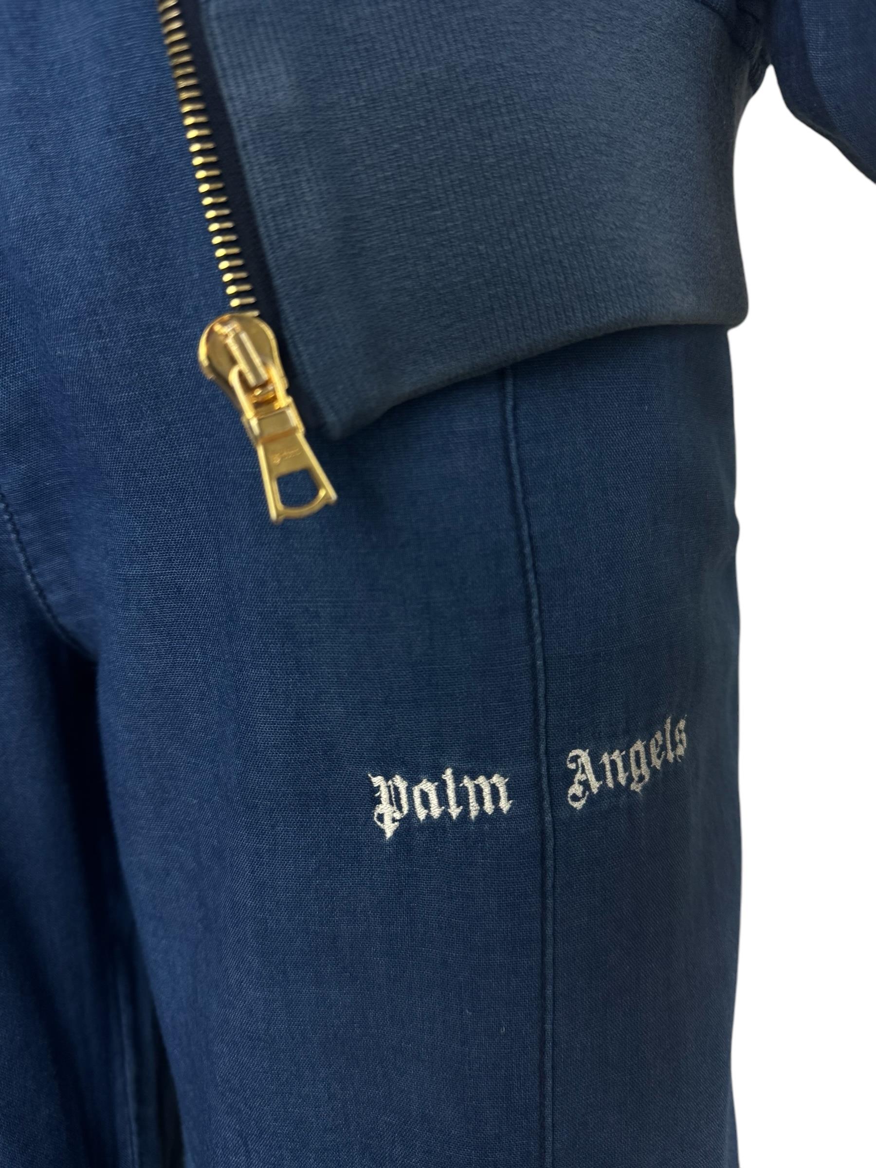 PALM ANGELS DENIM JACKET AND PANTS SUIT