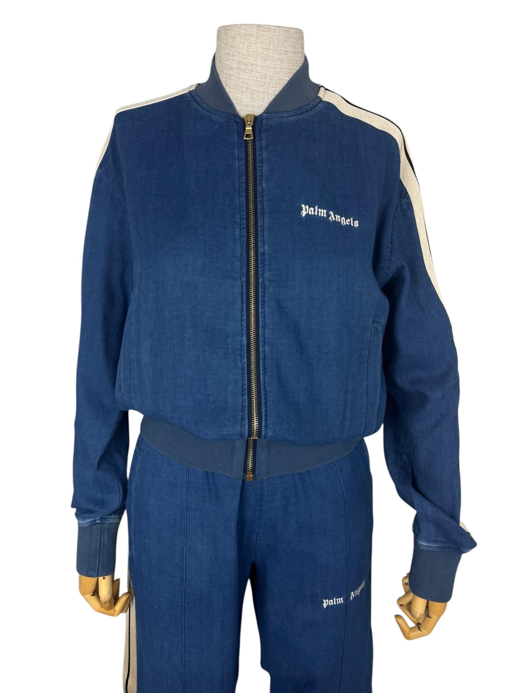 PALM ANGELS DENIM JACKET AND PANTS SUIT