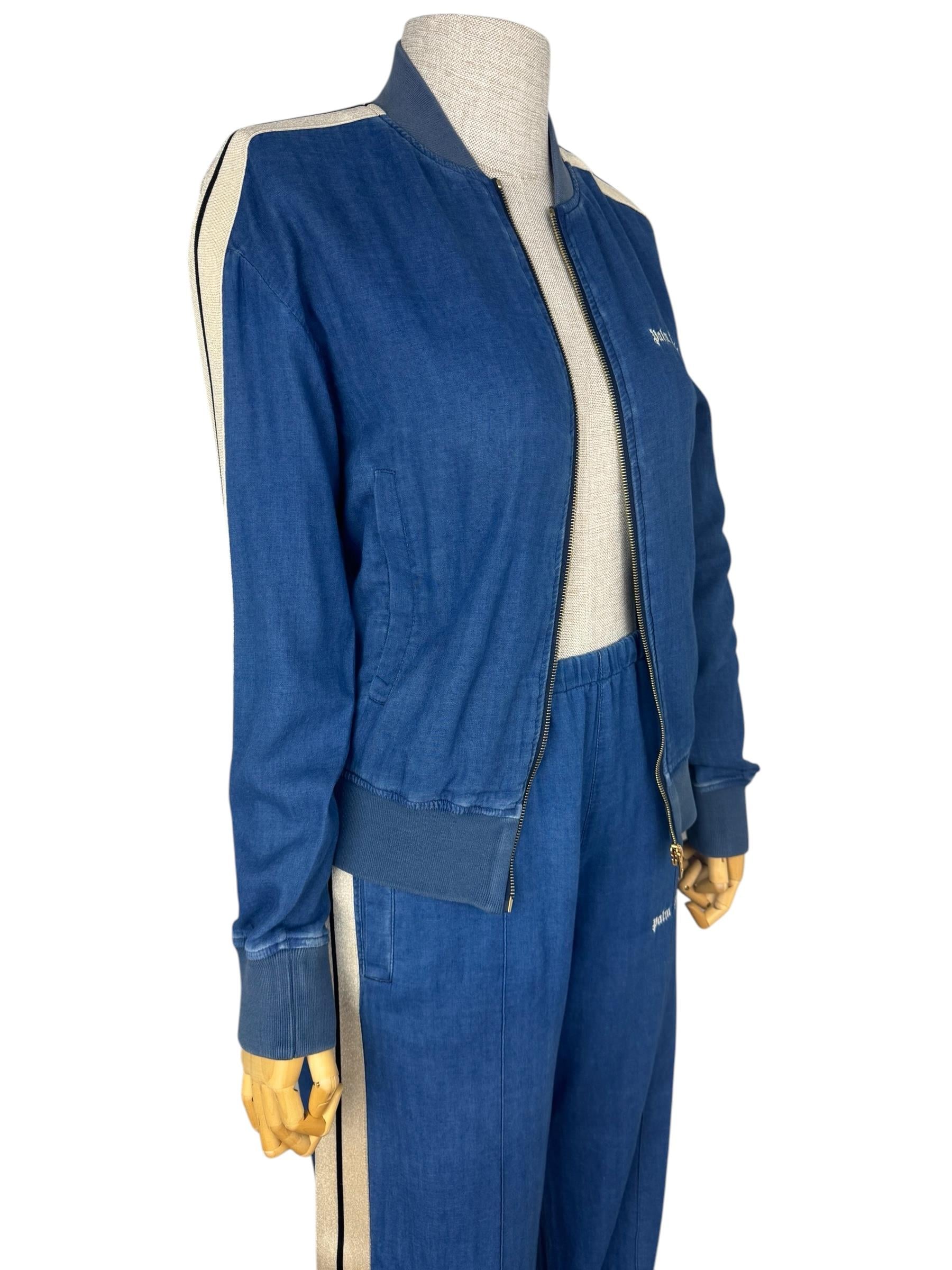 PALM ANGELS DENIM JACKET AND PANTS SUIT