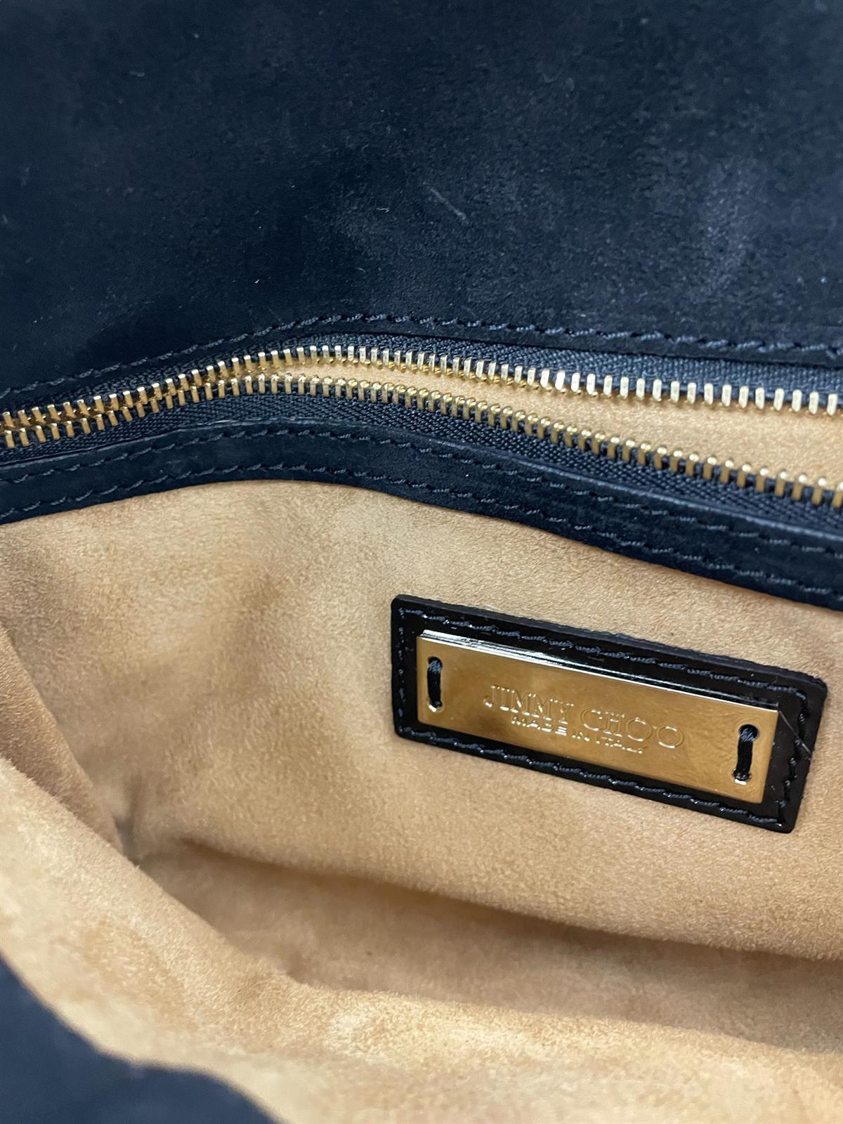 PATENT LEATHER CLUTCH BAG