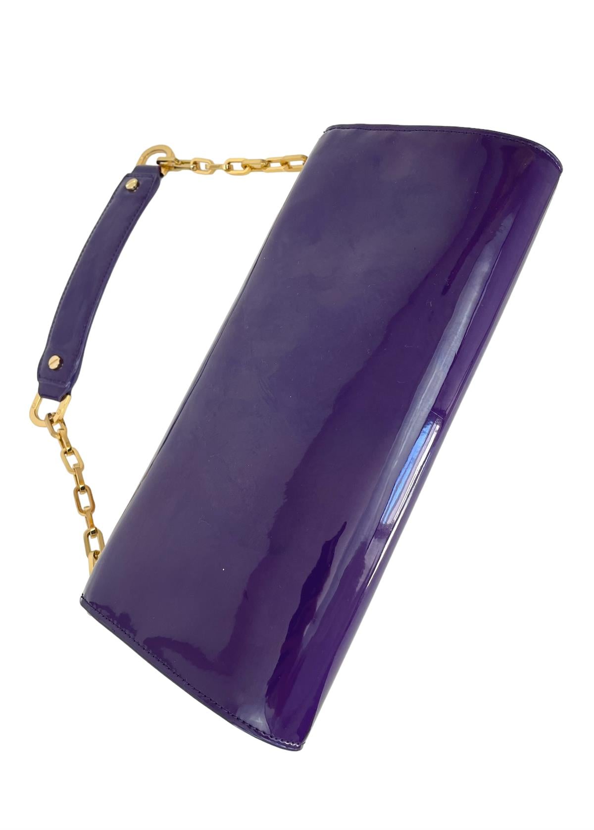 PATENT LEATHER SHOULDER BAG