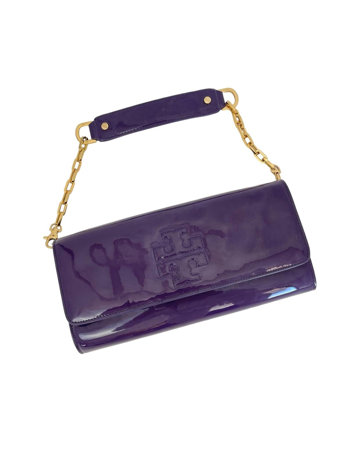PATENT LEATHER SHOULDER BAG