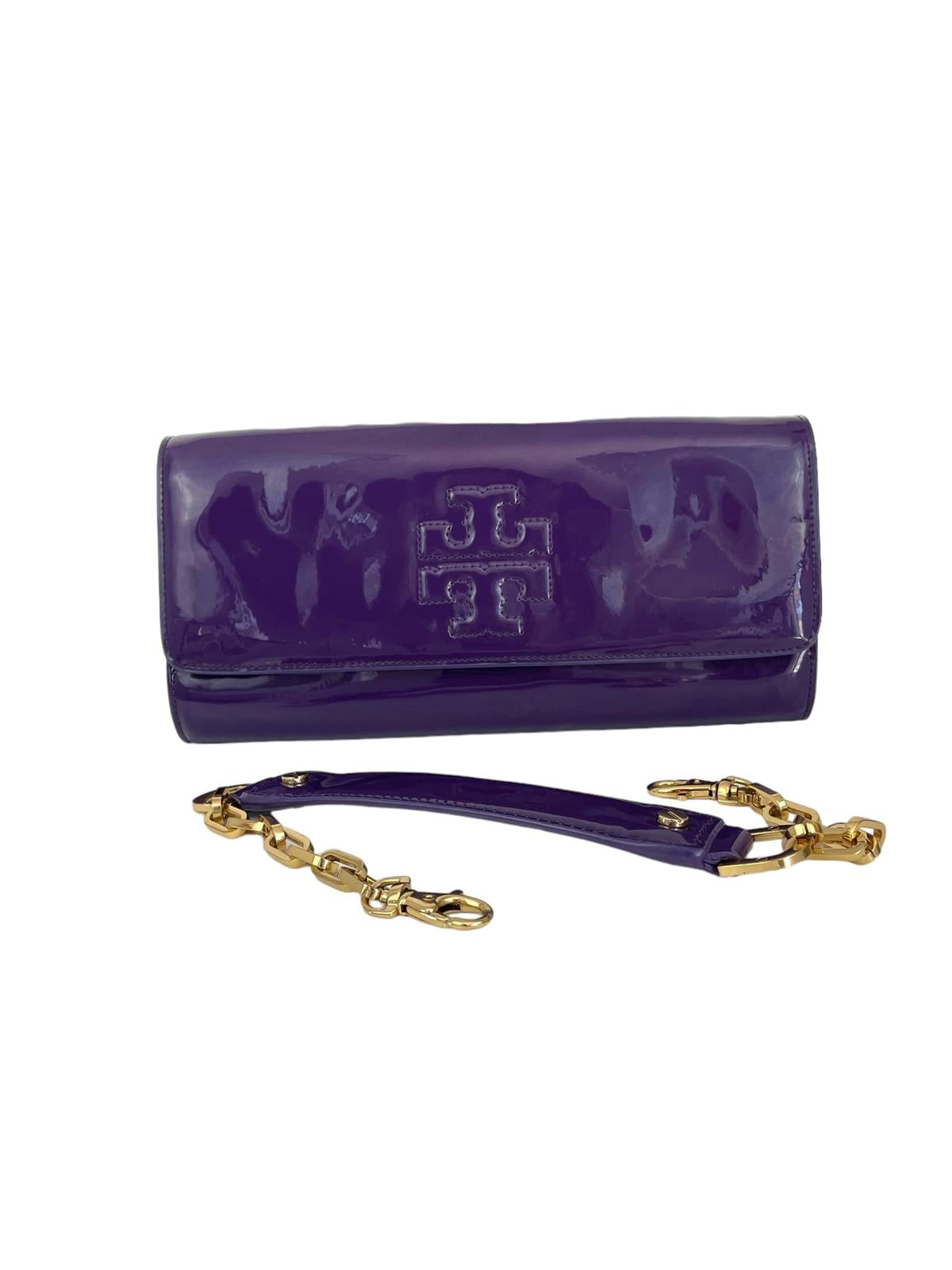 PATENT LEATHER SHOULDER BAG