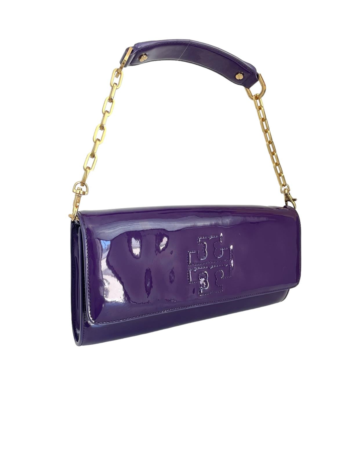 PATENT LEATHER SHOULDER BAG