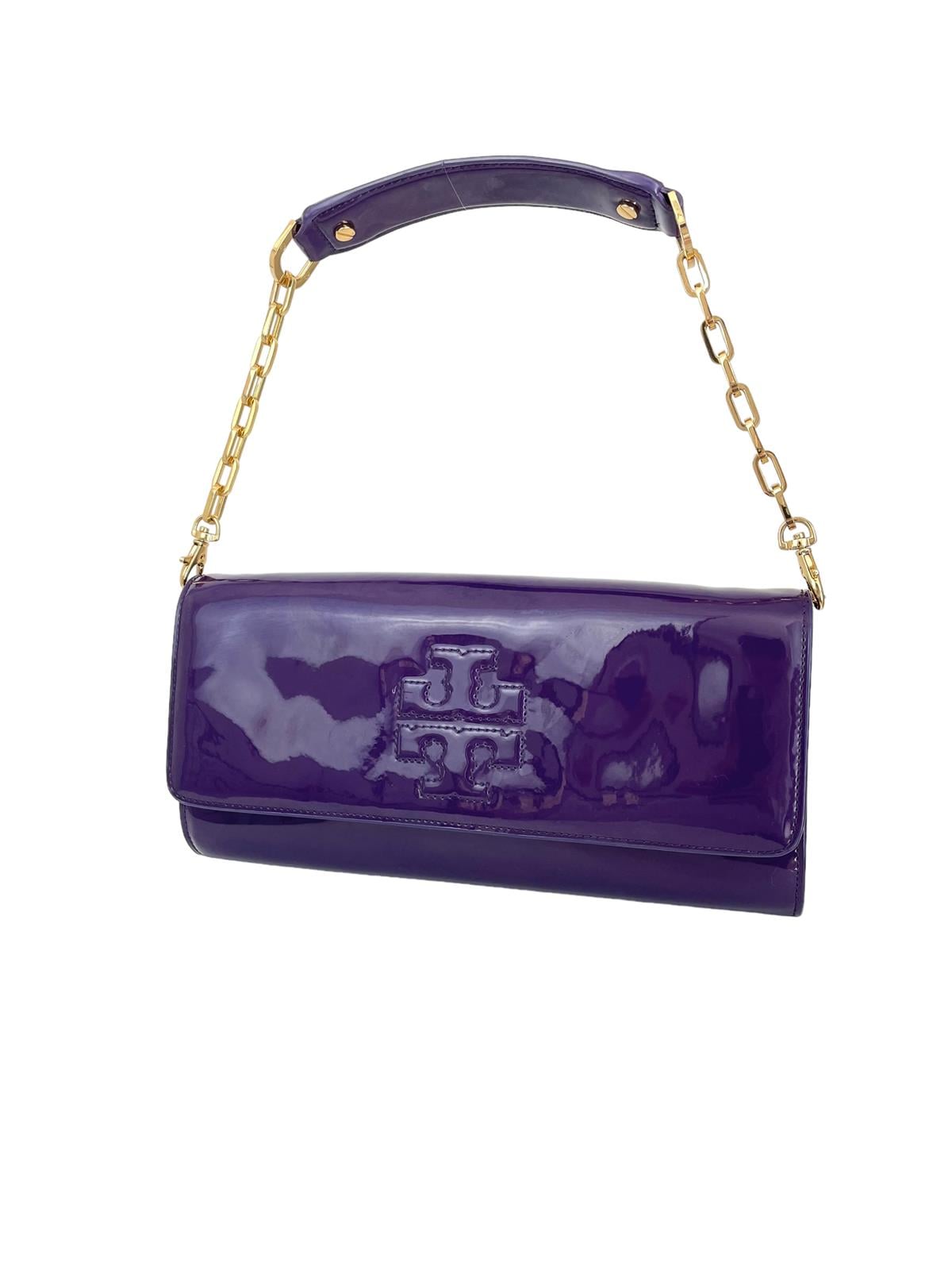 PATENT LEATHER SHOULDER BAG