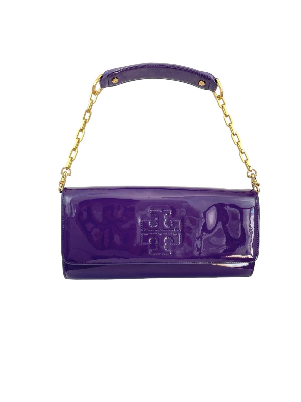 PATENT LEATHER SHOULDER BAG