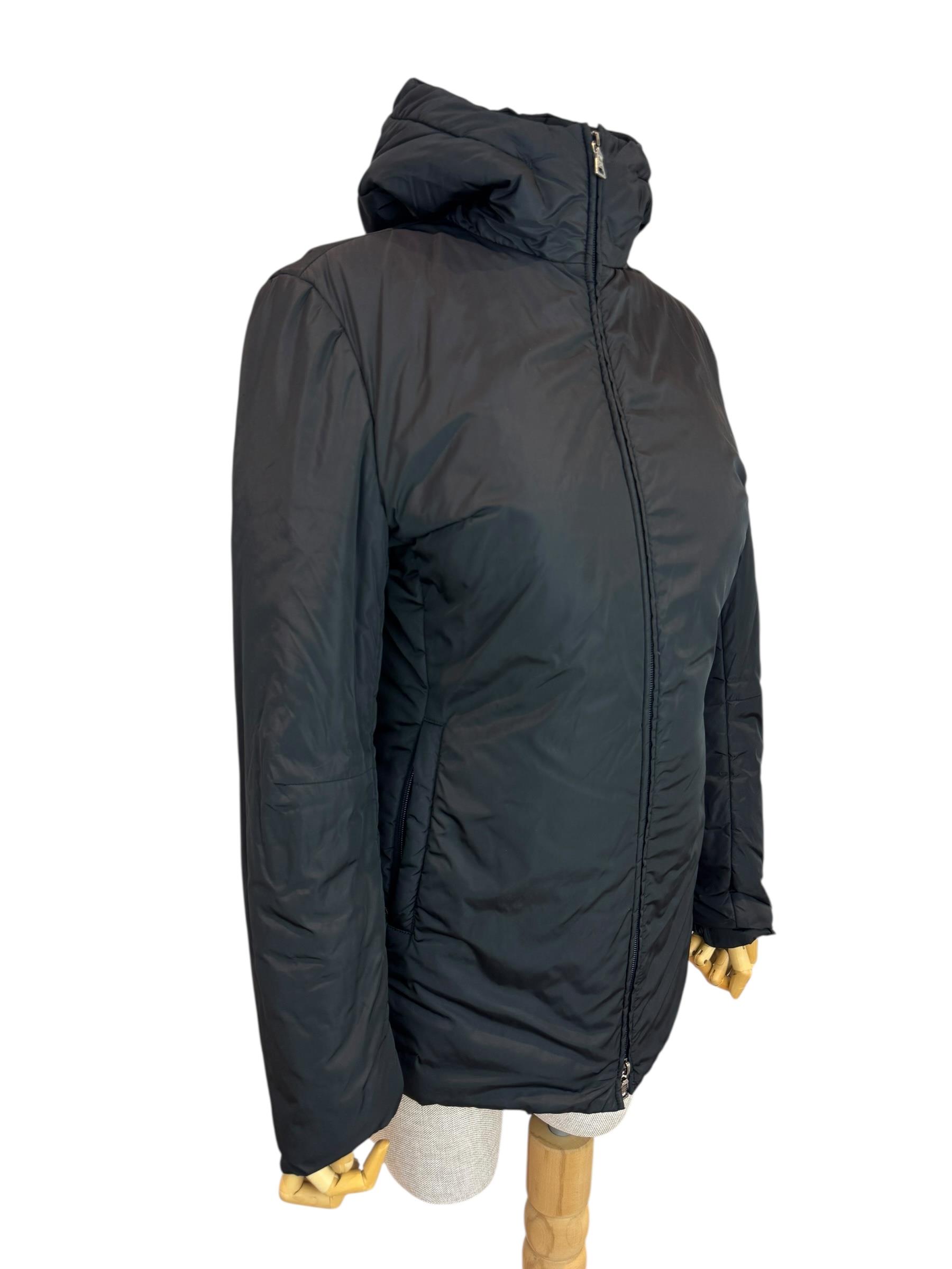 PRADA BLACK NYLON PUFFER JACKET