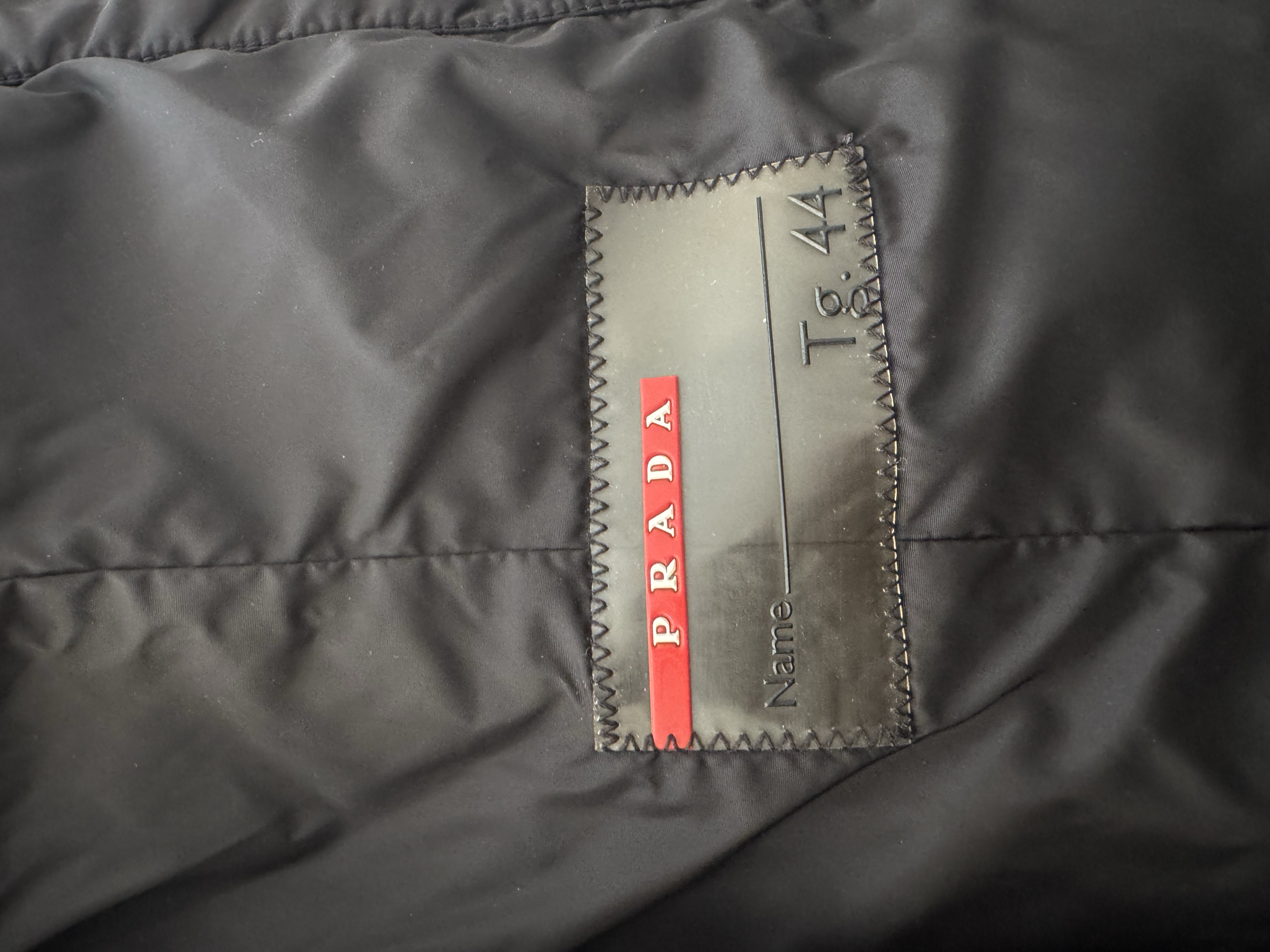 PRADA BLACK PUFFER JACKET