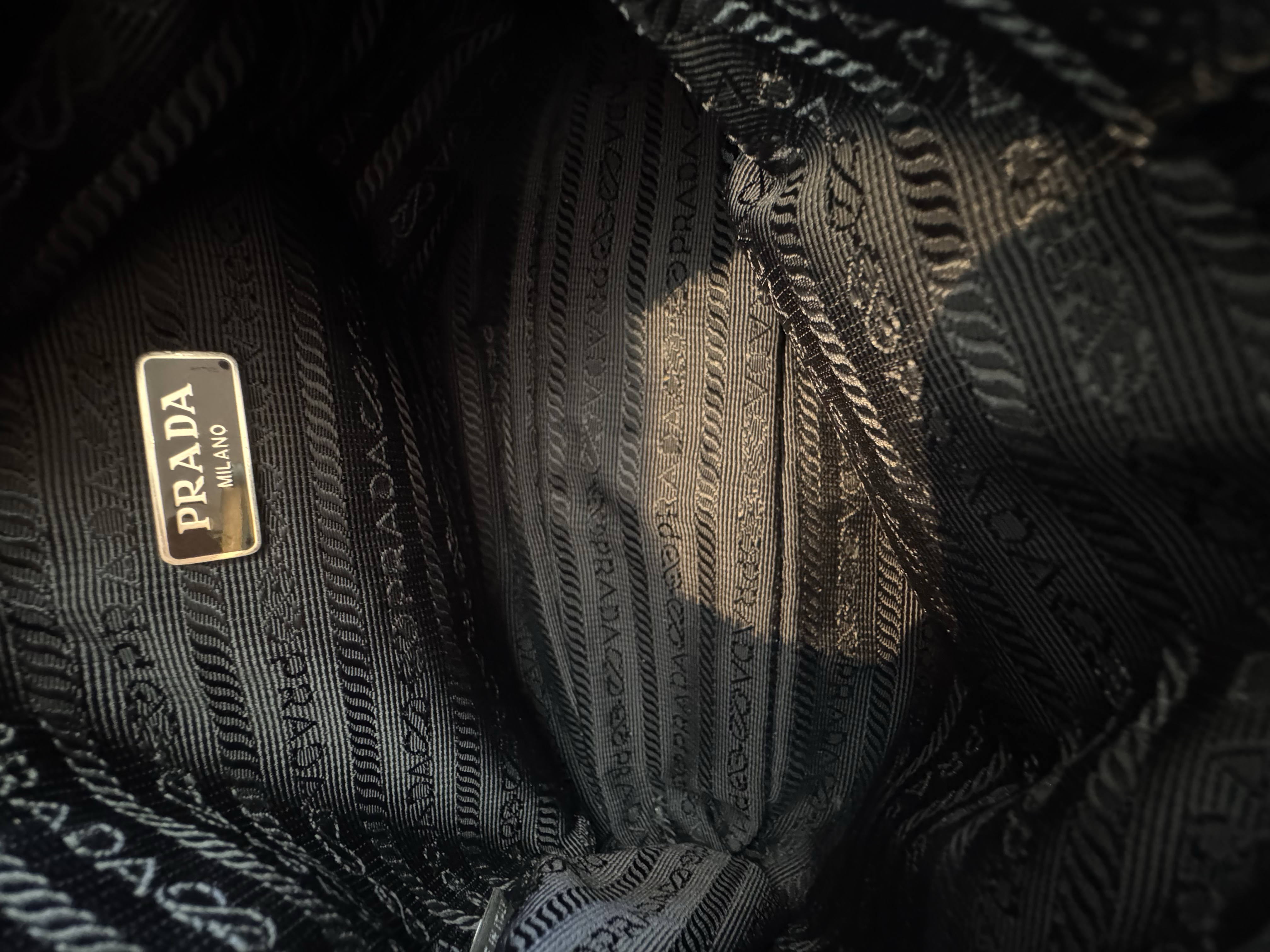 PRADA BLACK RE EDITION 2005 CROSSBODY BAG