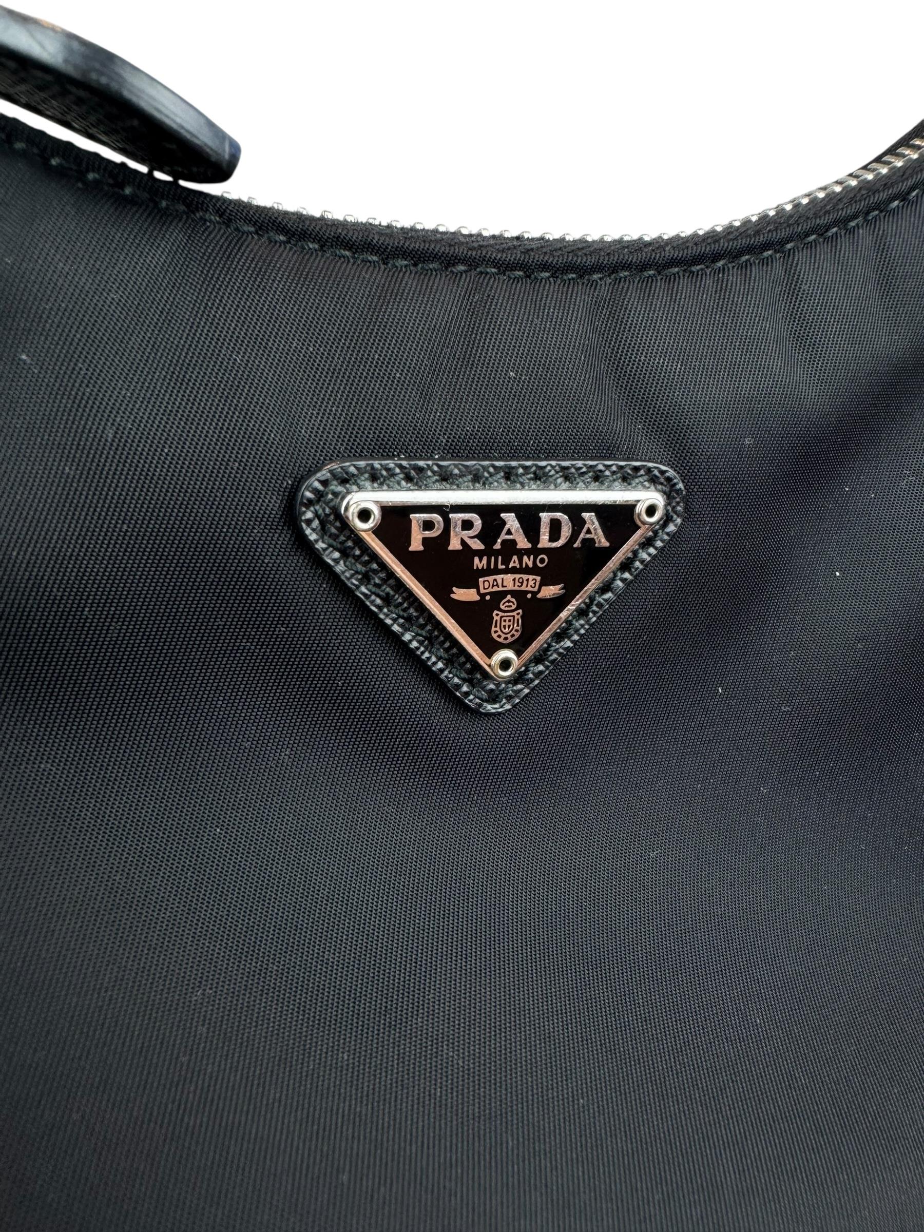 PRADA BLACK RE EDITION 2005 CROSSBODY BAG