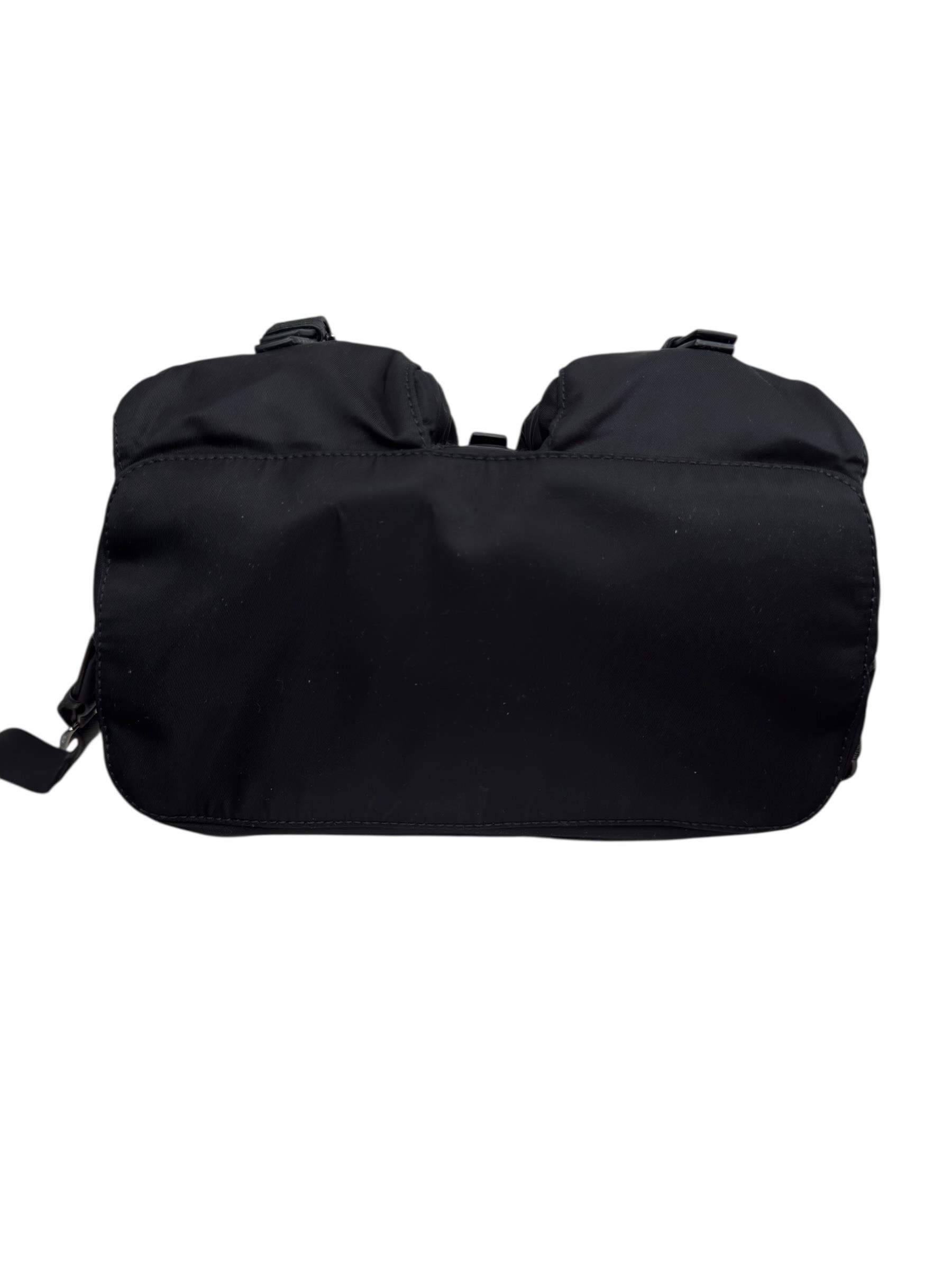 PRADA BLACK RE NYLON BACKPACK