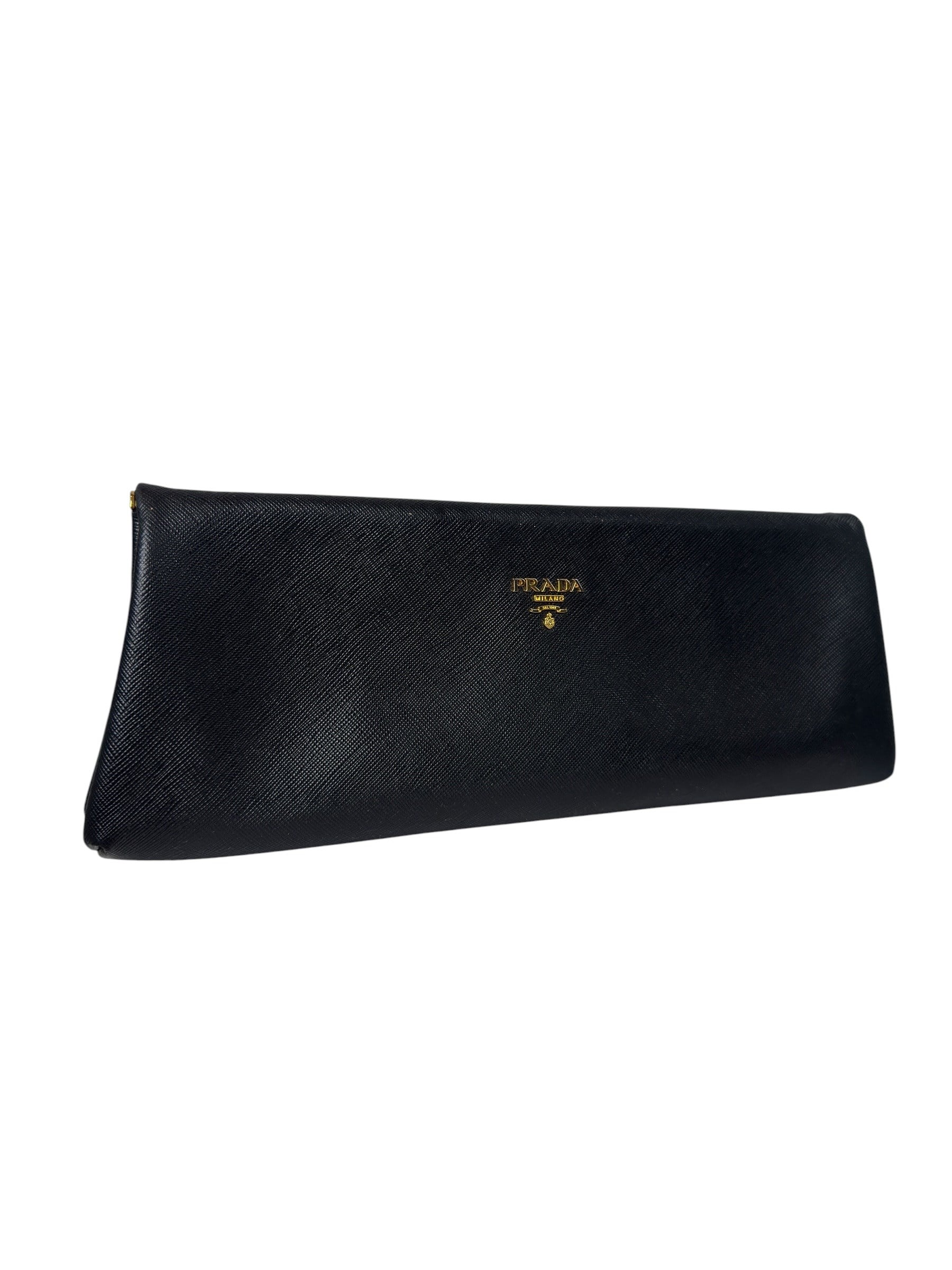 PRADA BLACK SAFFIANO CLUTCH BAG
