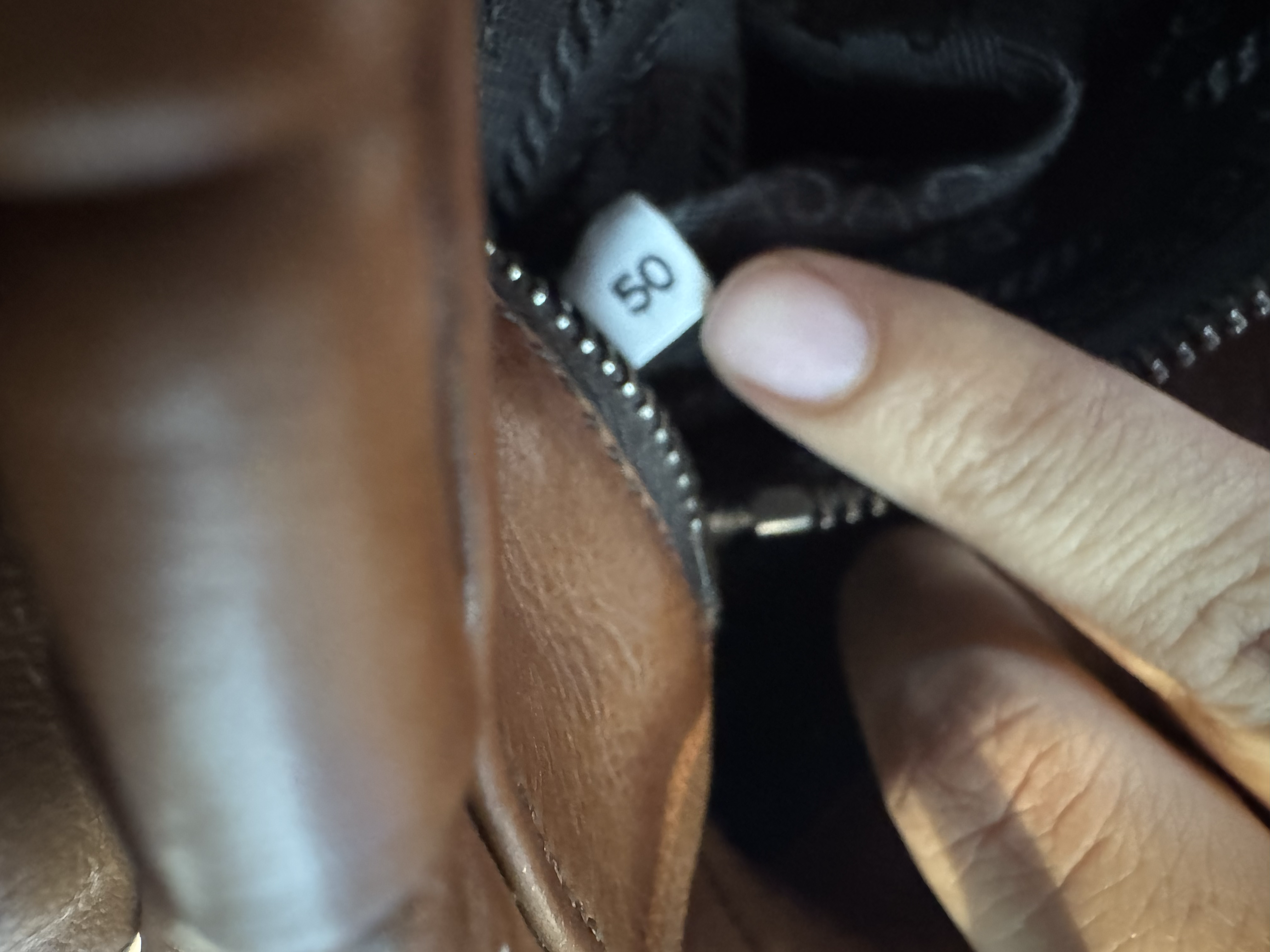 PRADA BROWN VITELLO BAGUETTE