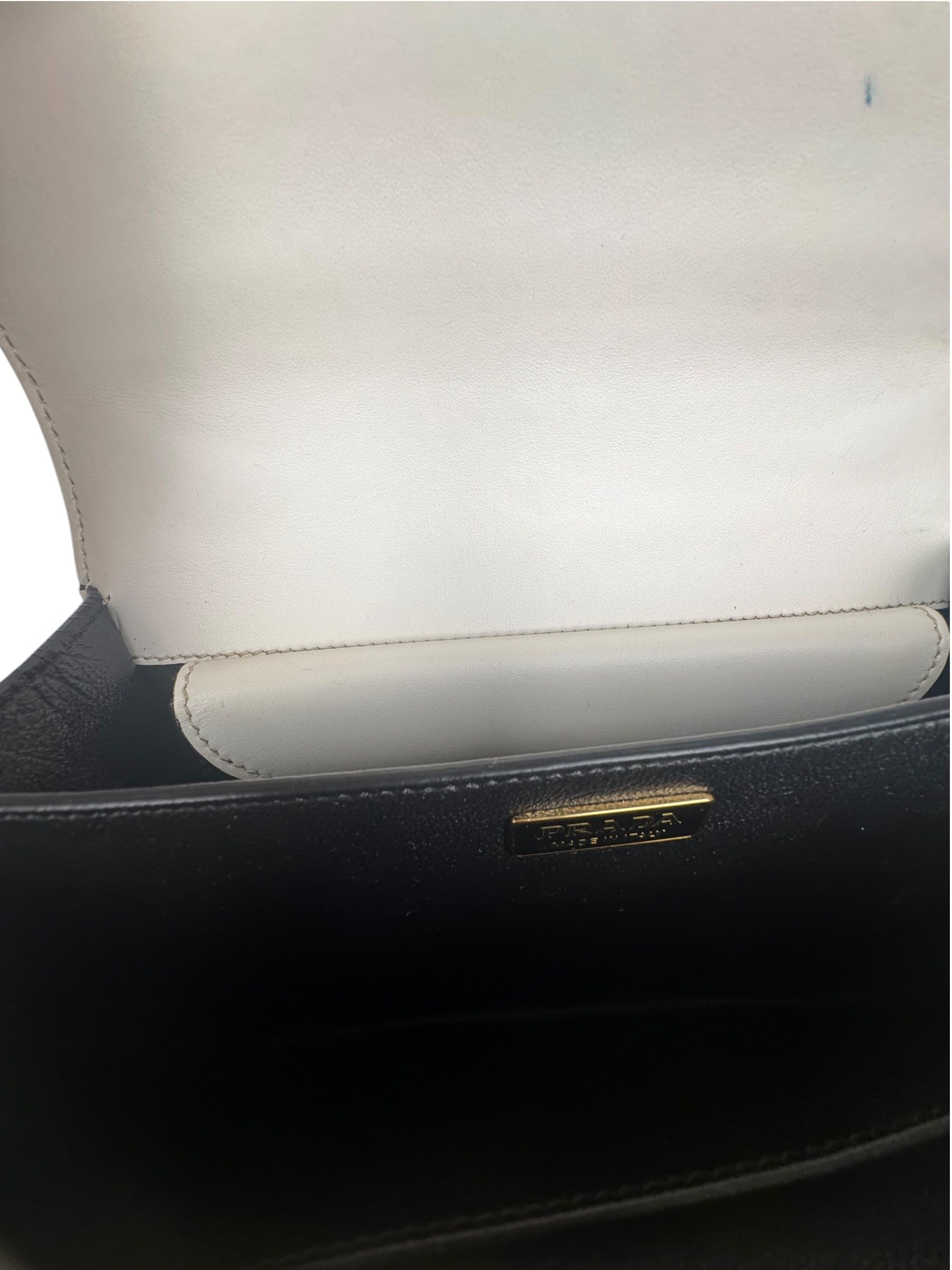 PRADA CAHIER EMBELLISHED LEATHER BAG