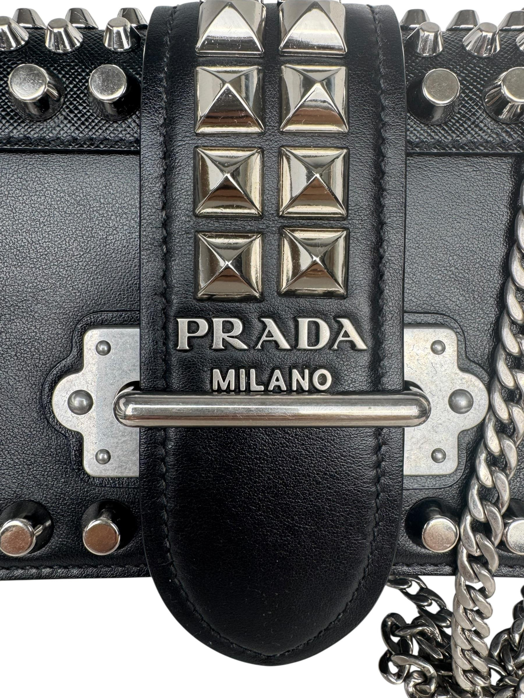 PRADA CAHIER MINI FLAP BAG