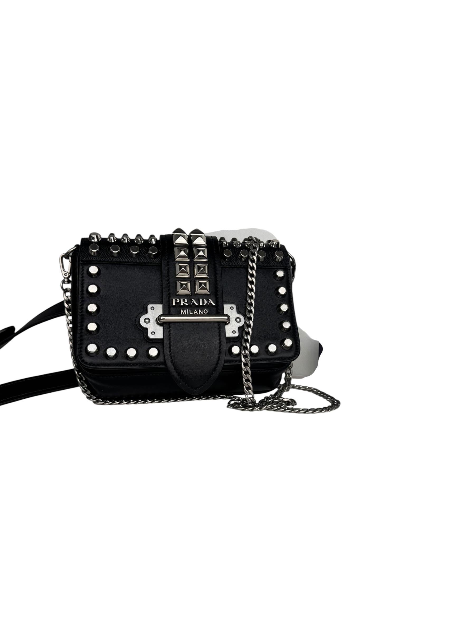 PRADA CAHIER MINI FLAP BAG