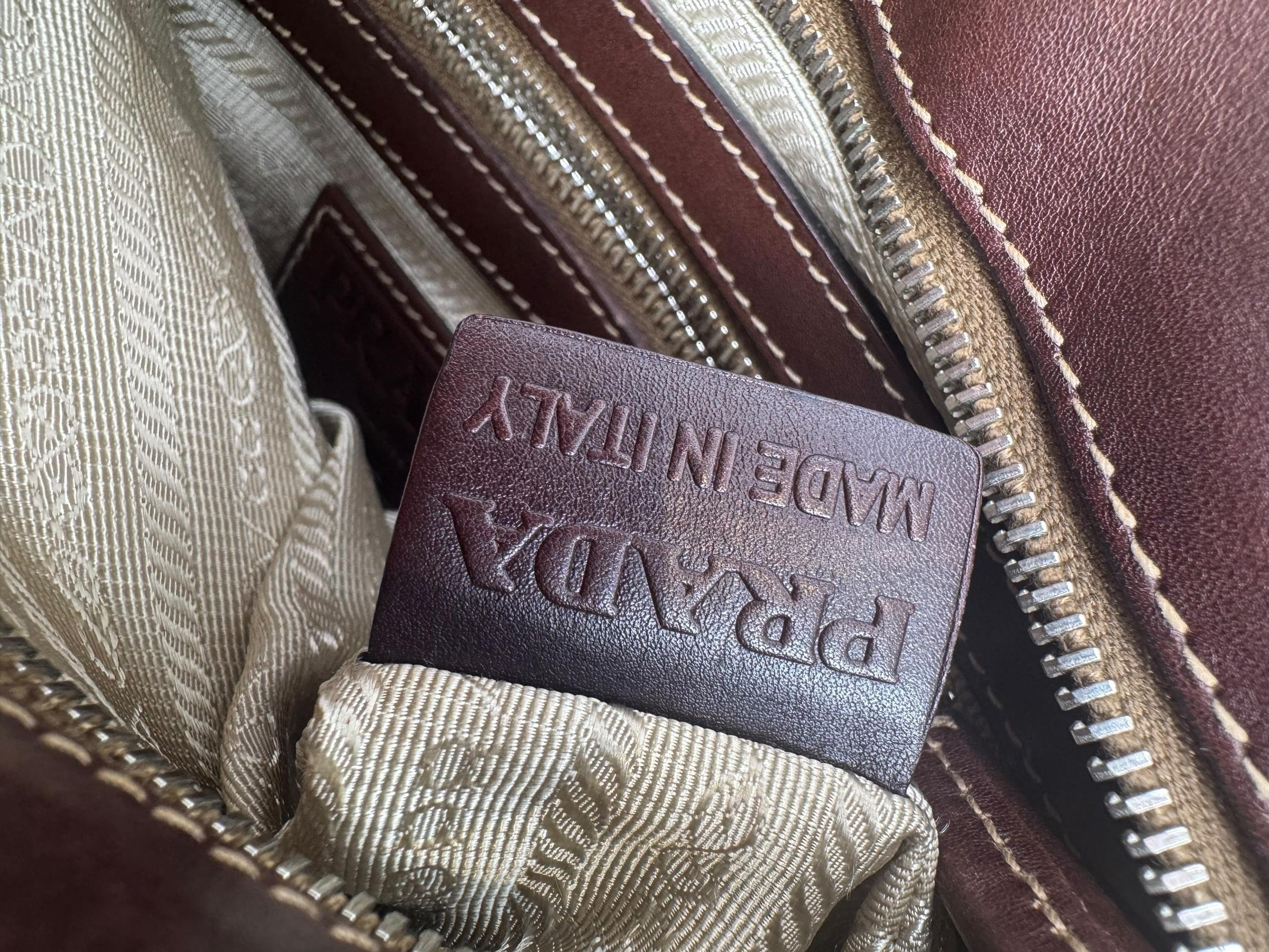 PRADA CANVAS CANAPA LOGO MESSENGER BAG