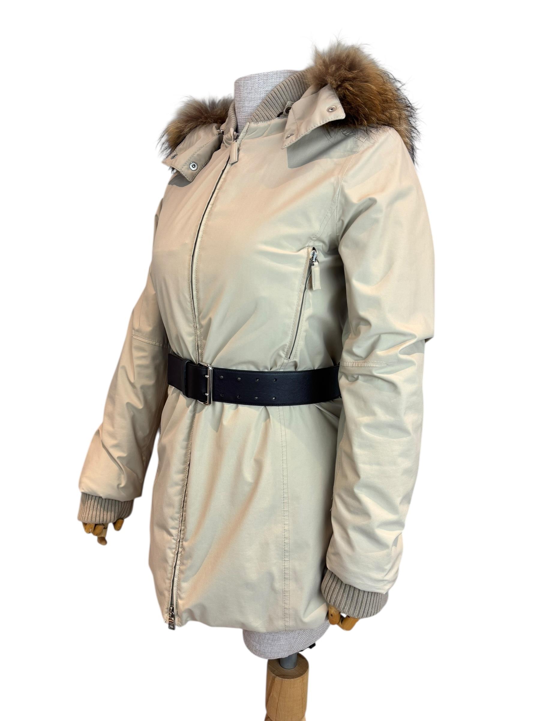 PRADA IVORY PUFFER JACKET