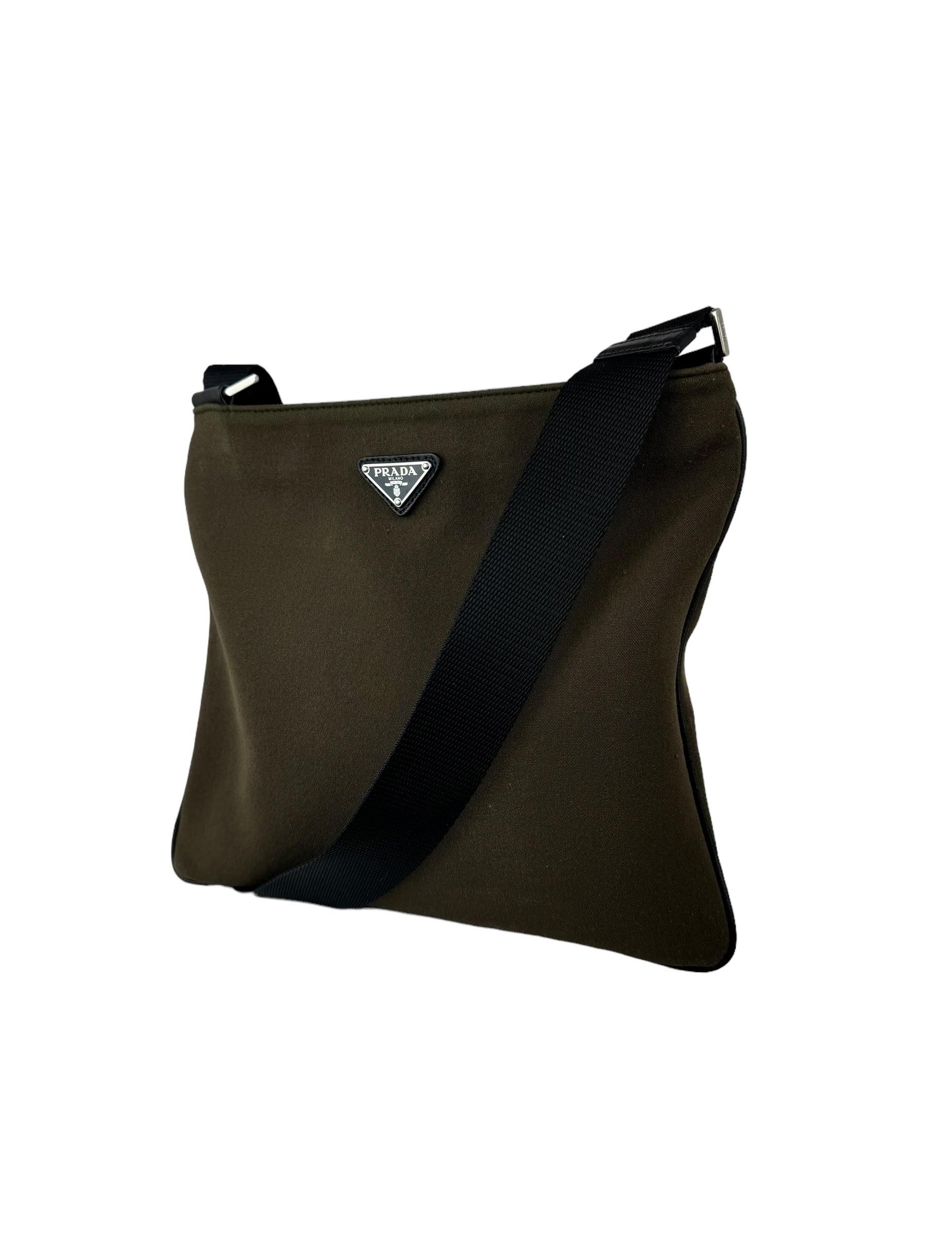 PRADA KHAKI MESSENGER ÇANTA
