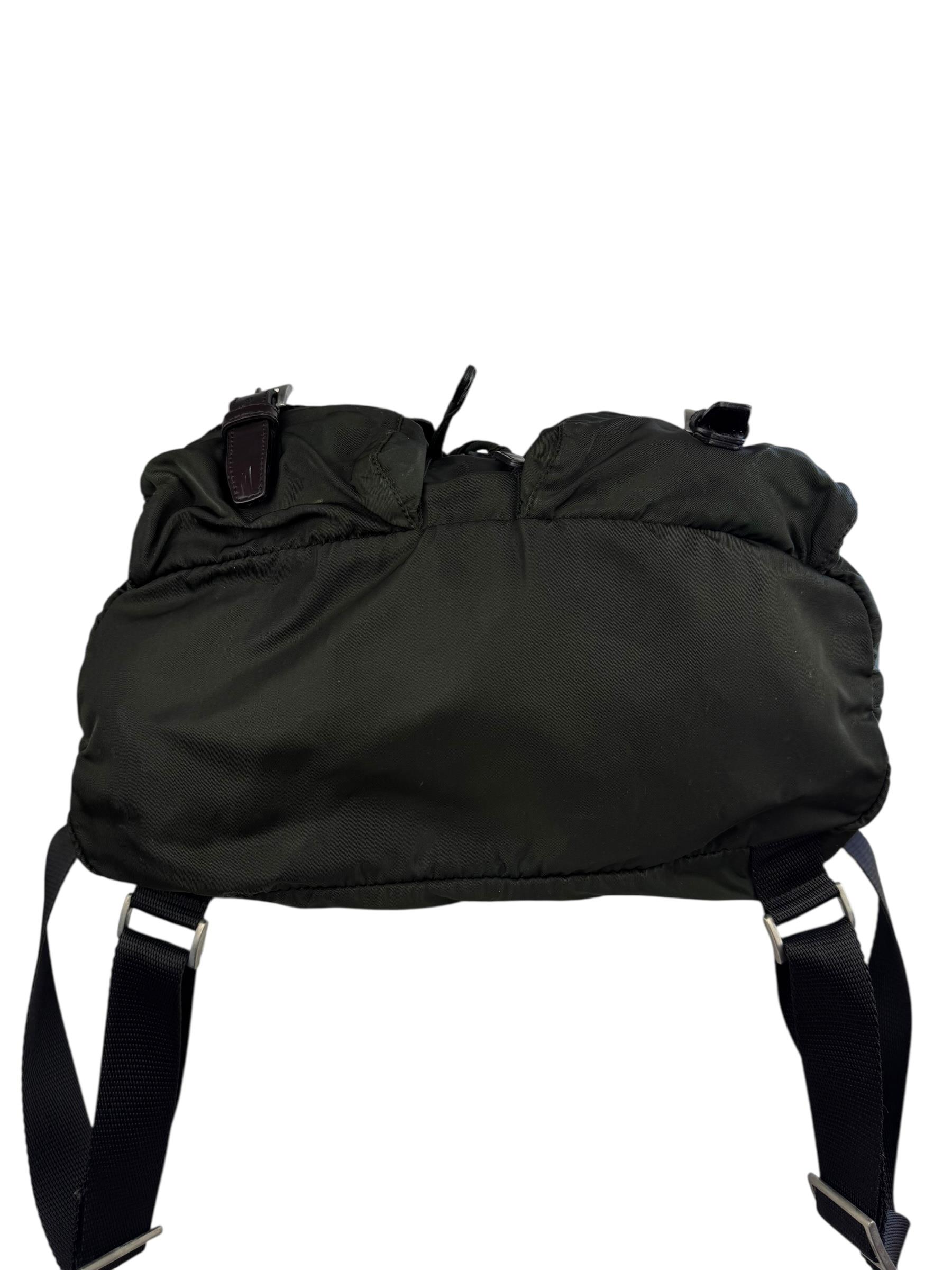 PRADA KHAKI NYLON BAG