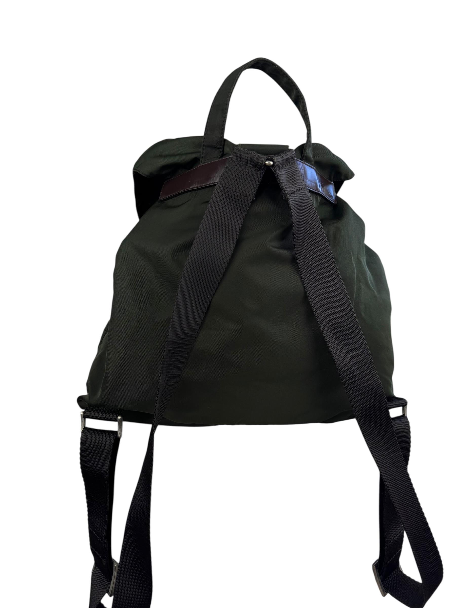 PRADA KHAKI NYLON BAG