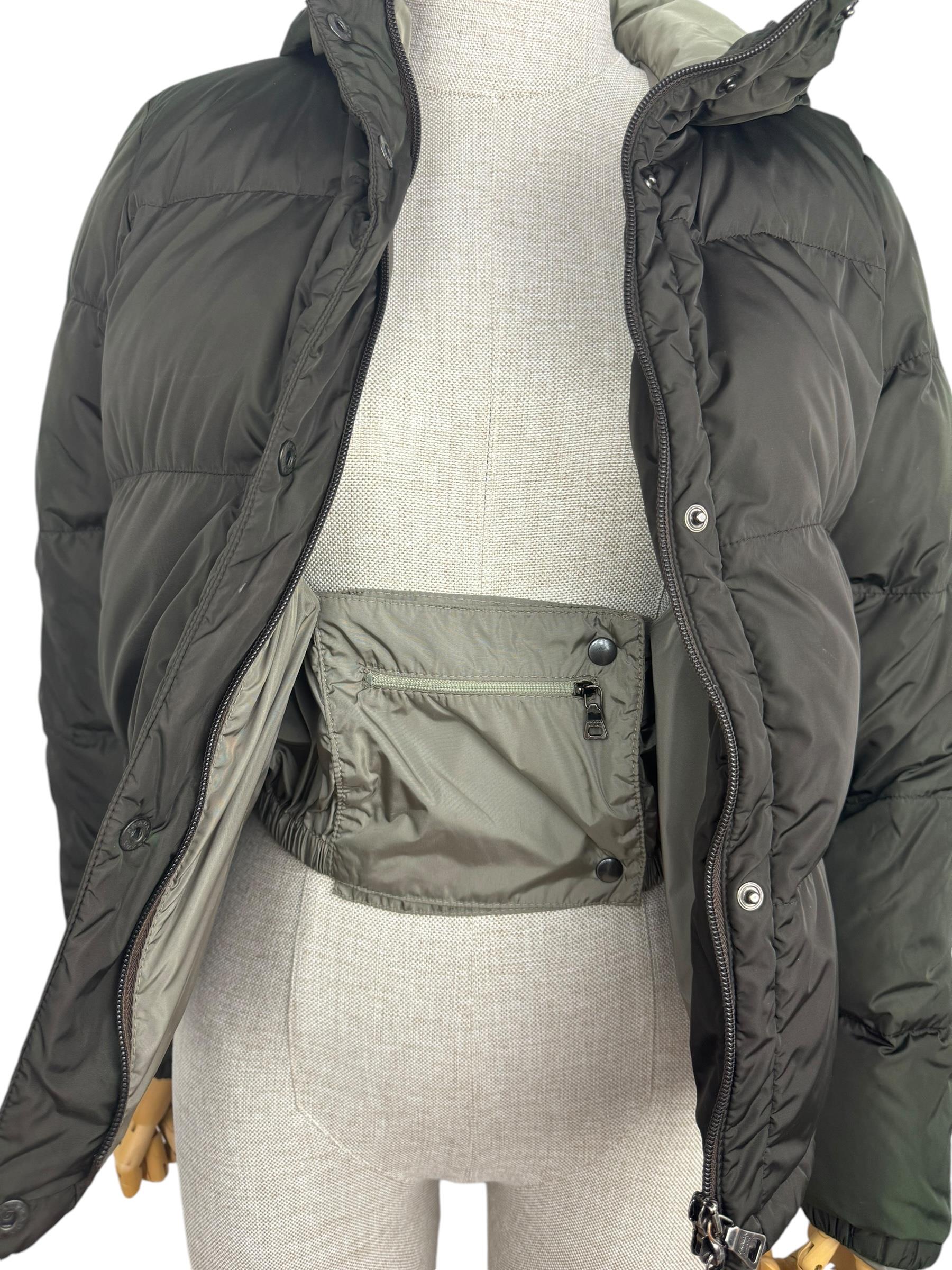 PRADA KHAKI PUFFER MONT