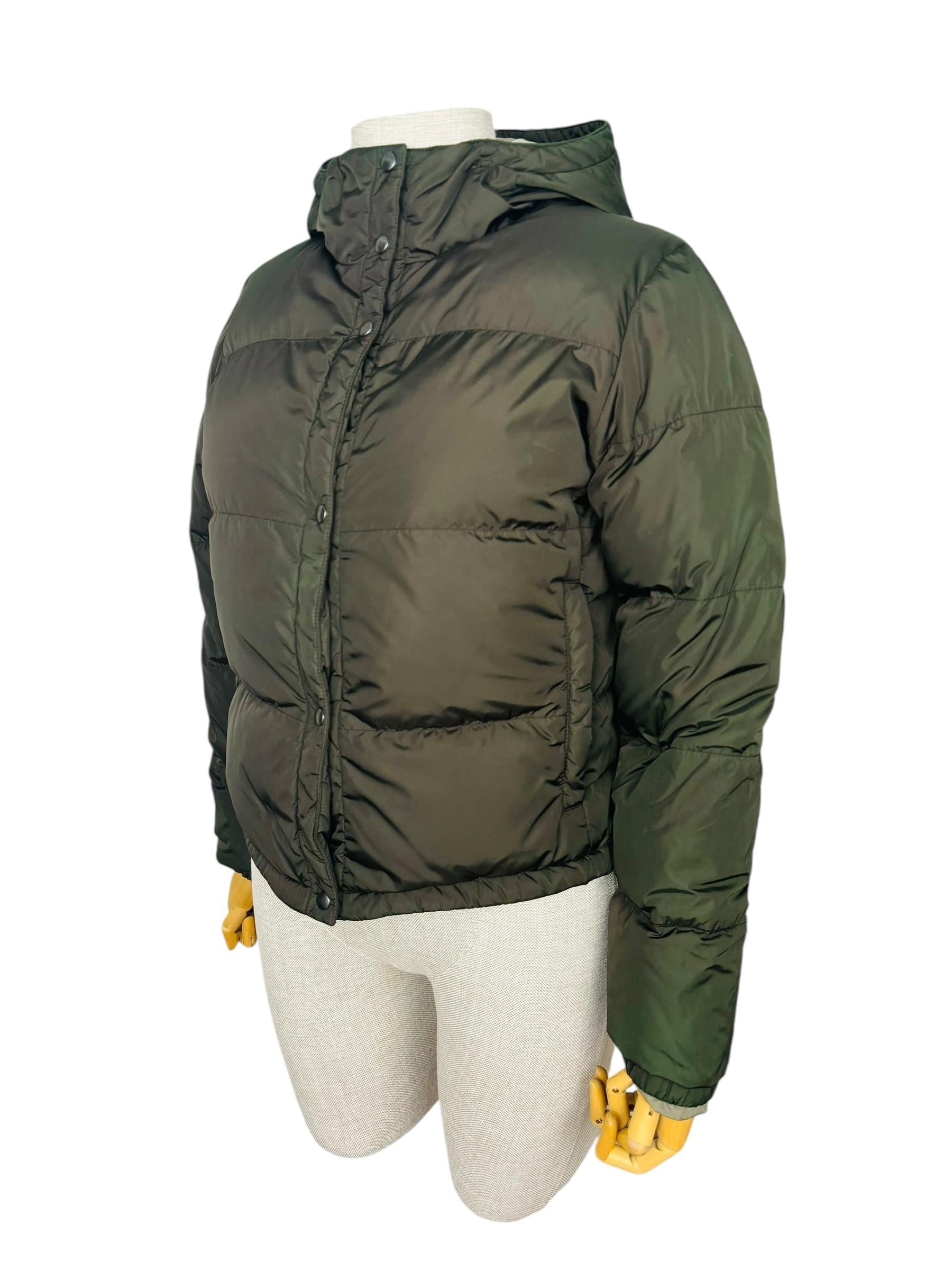 PRADA KHAKI PUFFER MONT