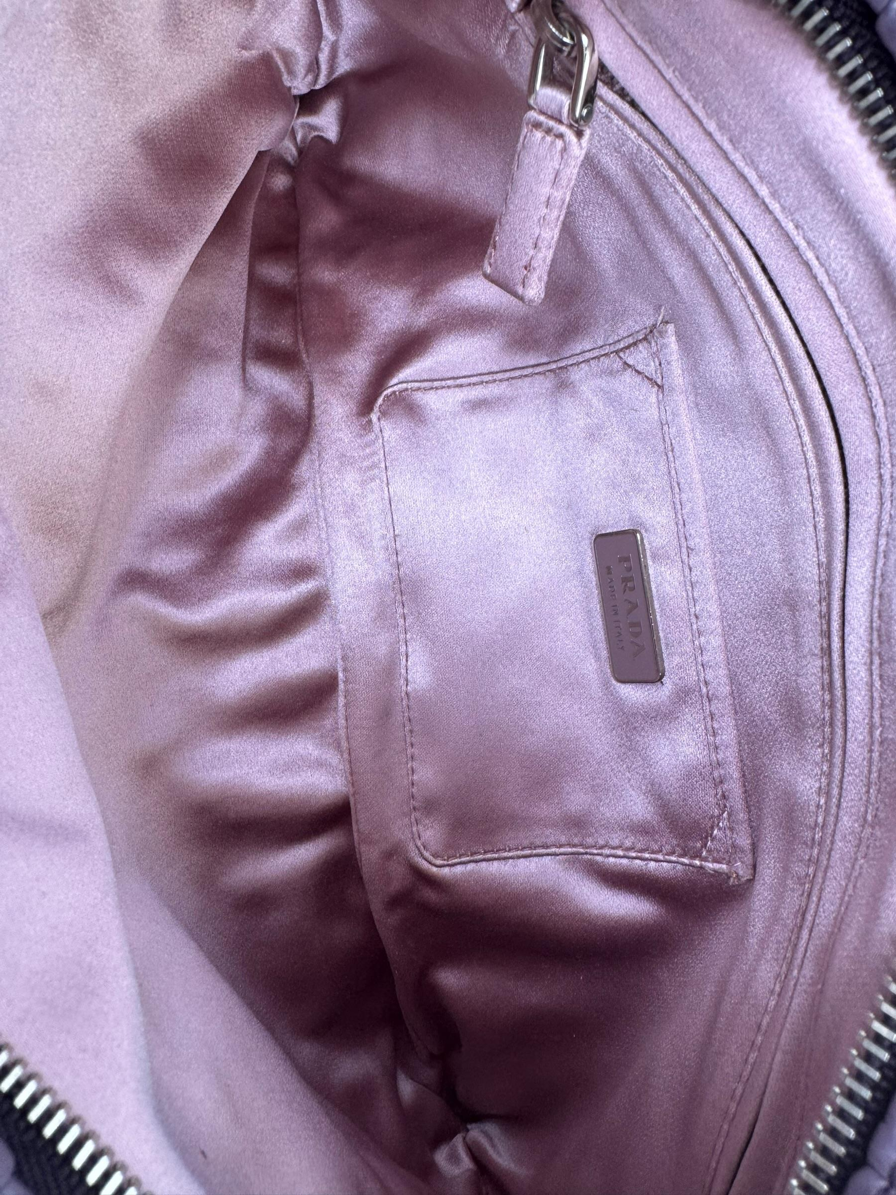 PRADA LILAC ORIGAMI CLUTCH BAG