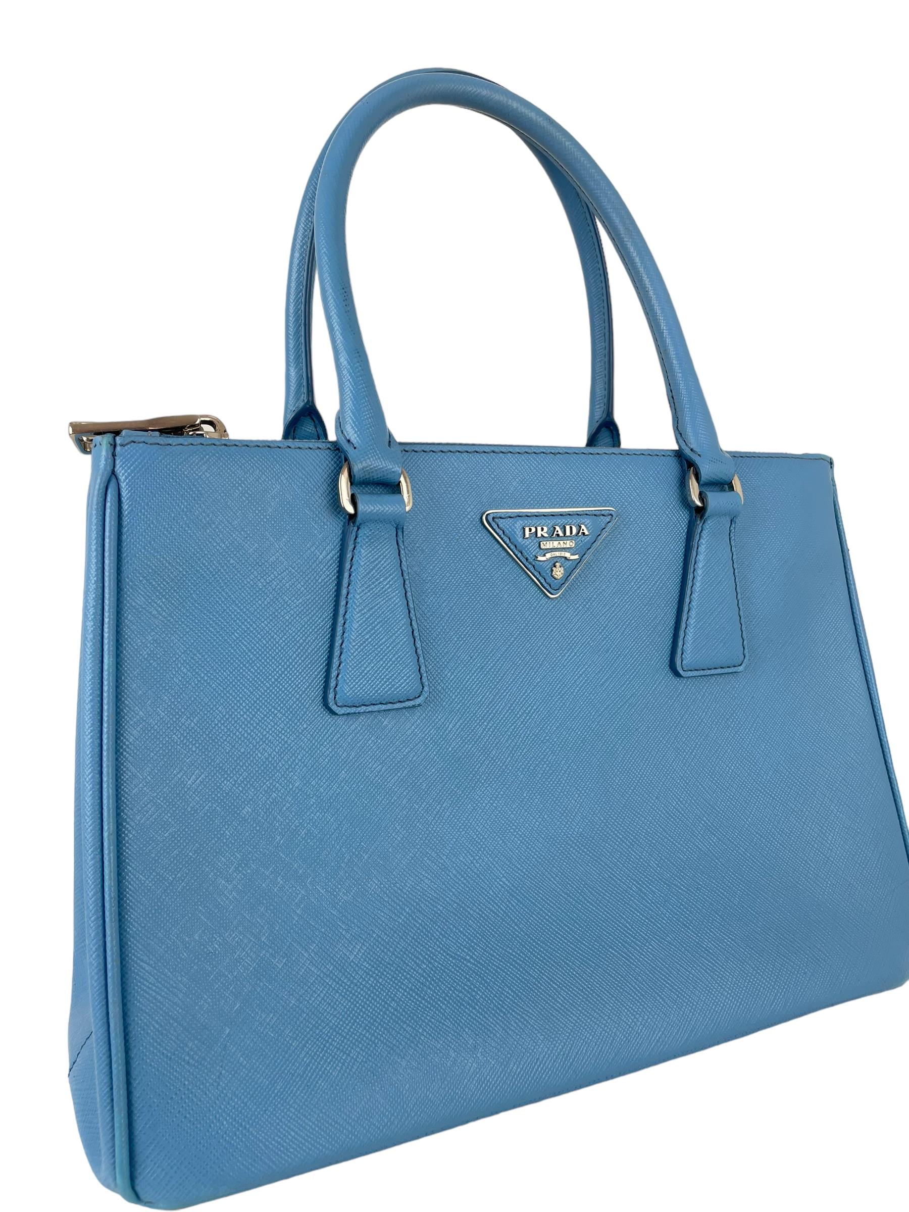 PRADA MARE SAFFIANO LEATHER HANDBAG