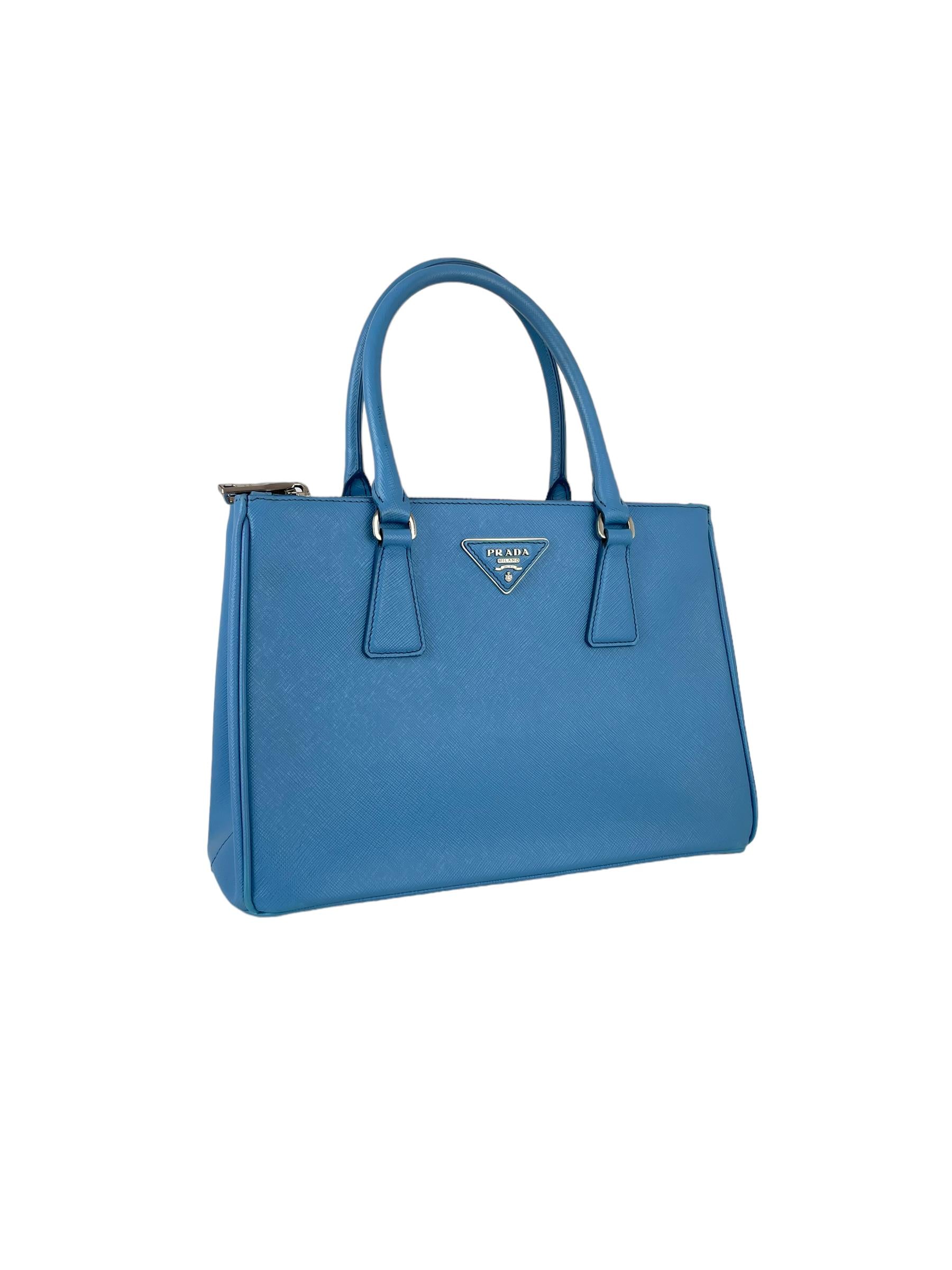 PRADA MARE SAFFIANO LEATHER HANDBAG