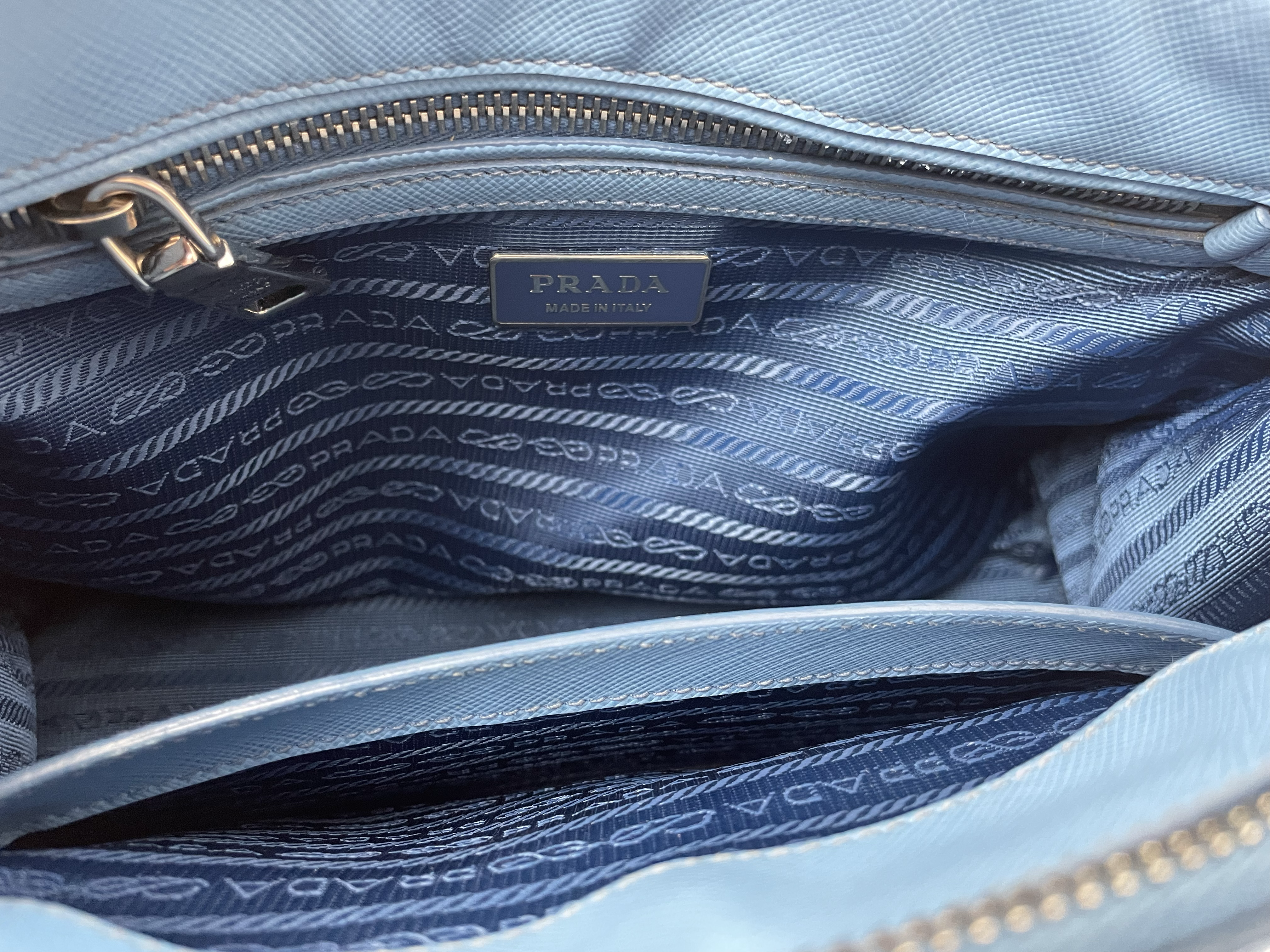 PRADA MARE SAFFIANO LEATHER HANDBAG