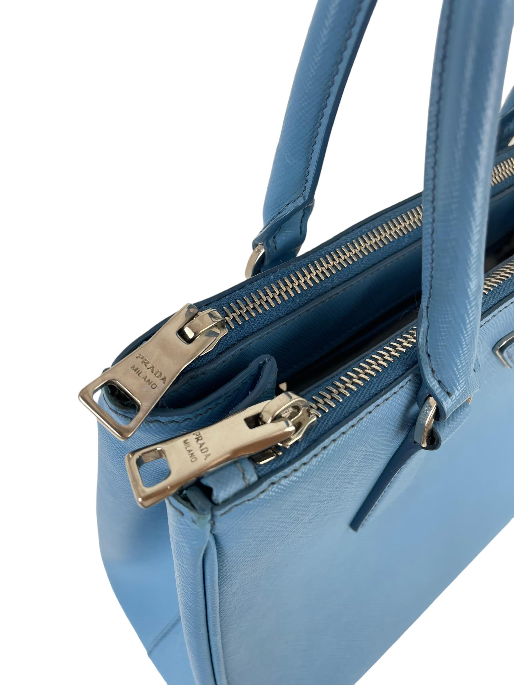 PRADA MARE SAFFIANO LEATHER HANDBAG