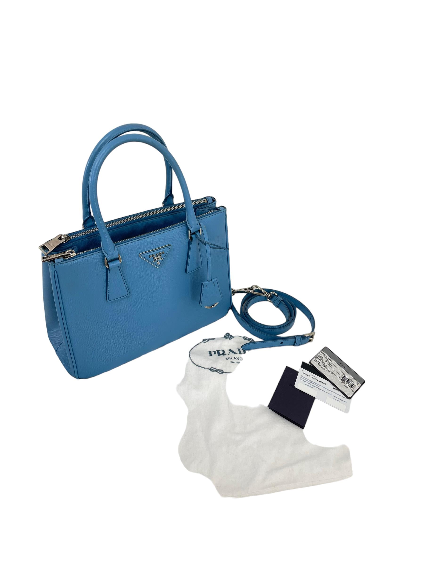 PRADA MARE SAFFIANO LEATHER HANDBAG