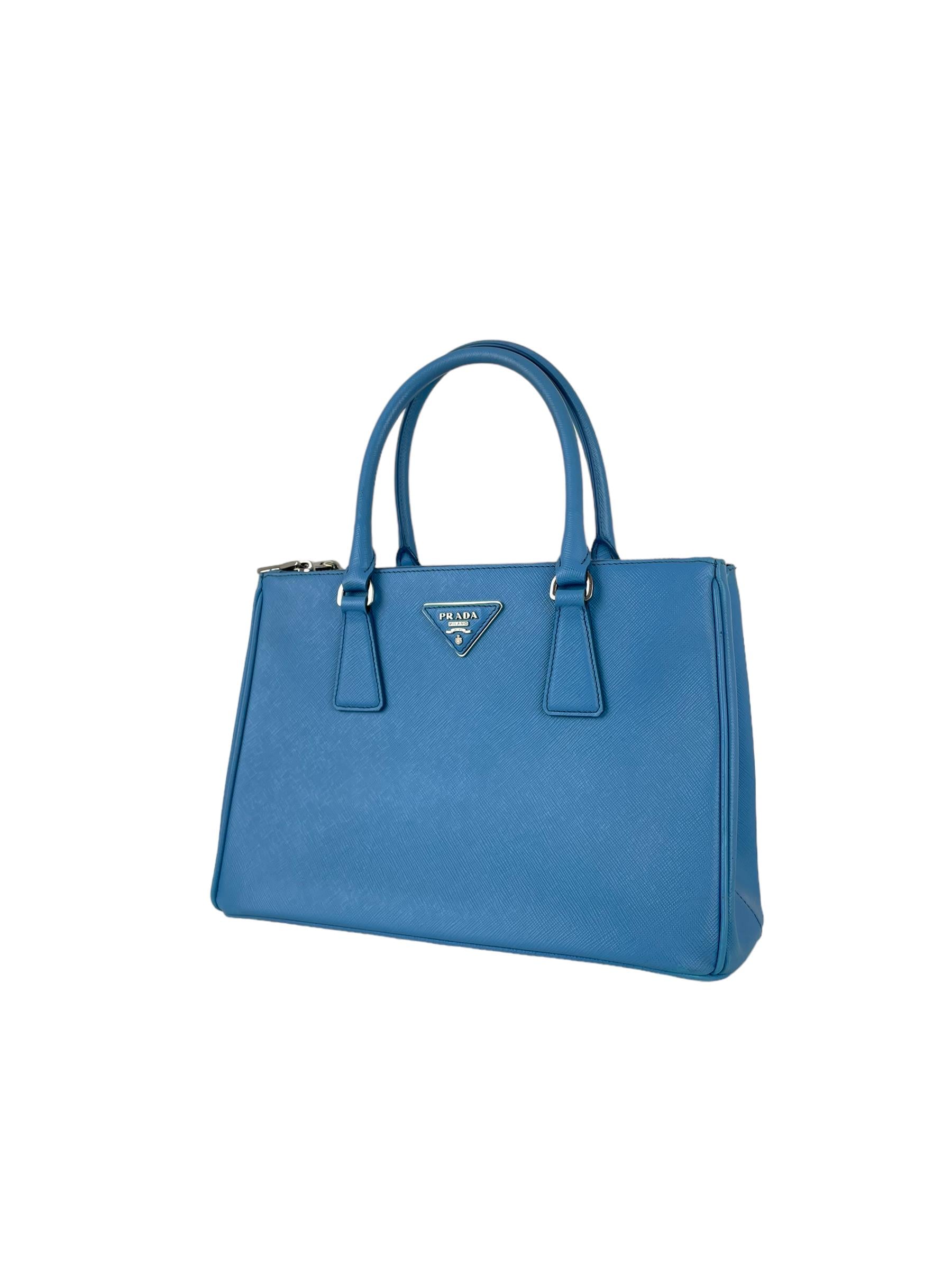 PRADA MARE SAFFIANO LEATHER HANDBAG