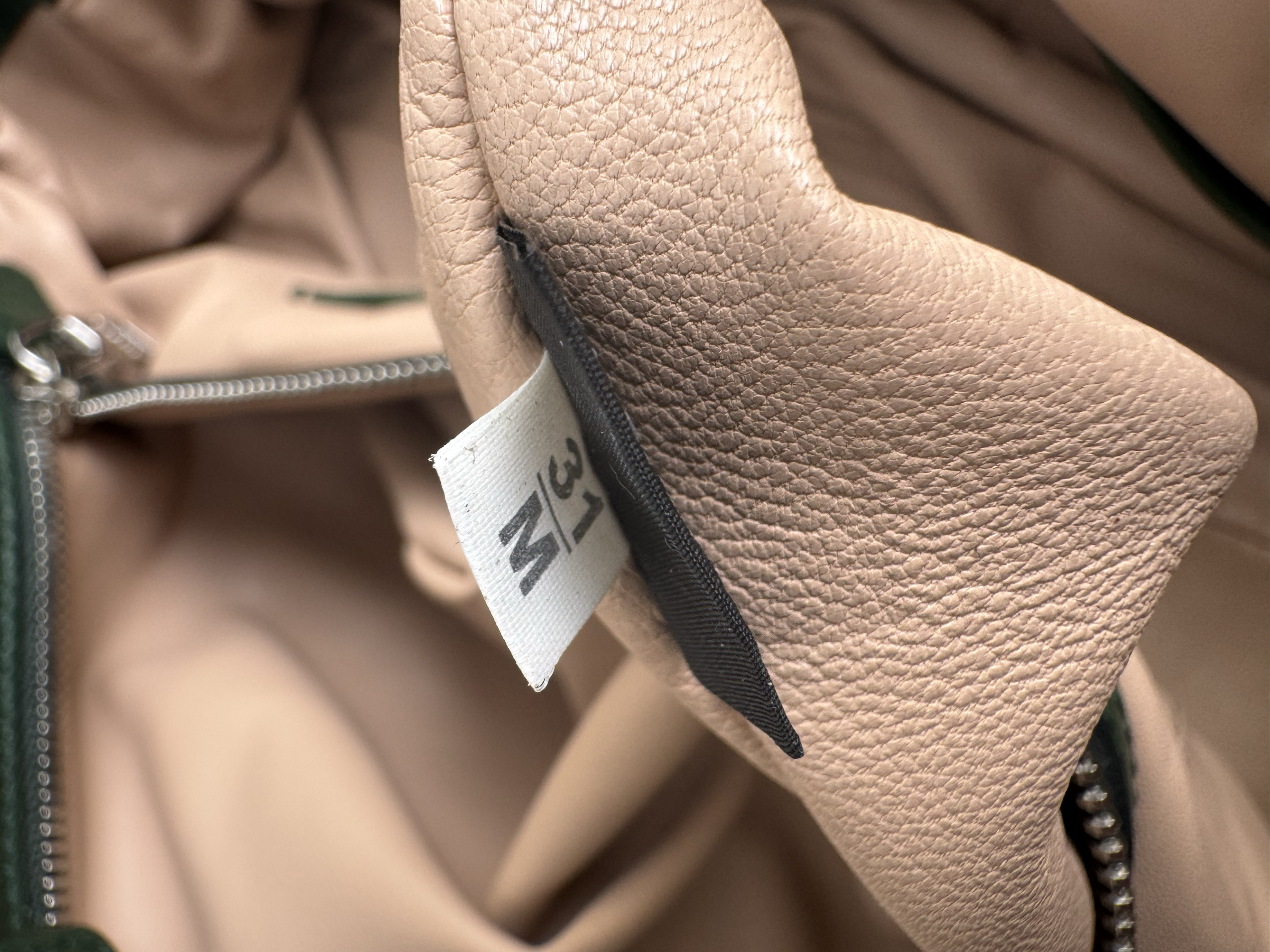 PRADA MEDIUM GREEN NAPPA GAUFRE TOTE BAG