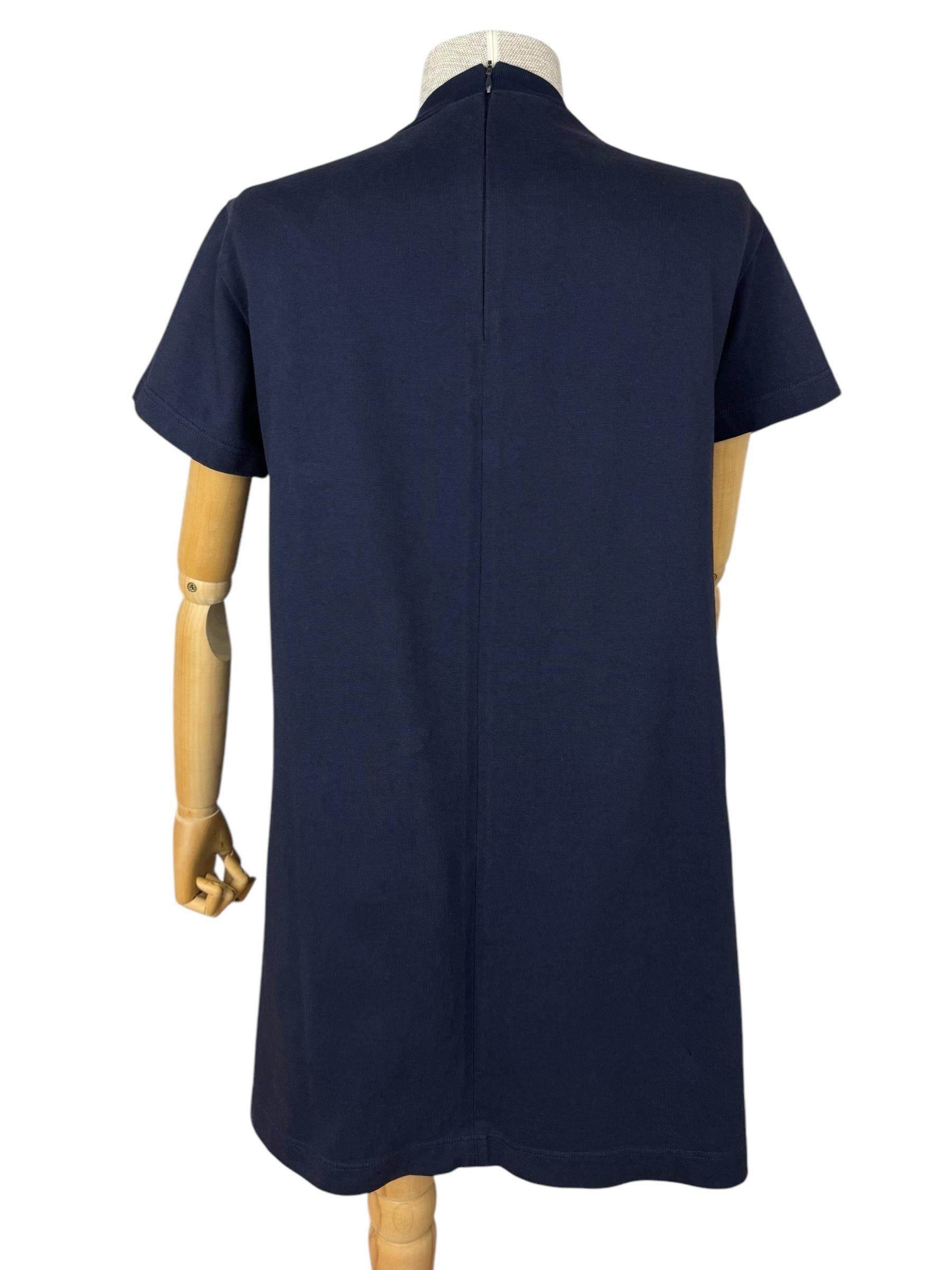PRADA NAVY RIBBON DRESS