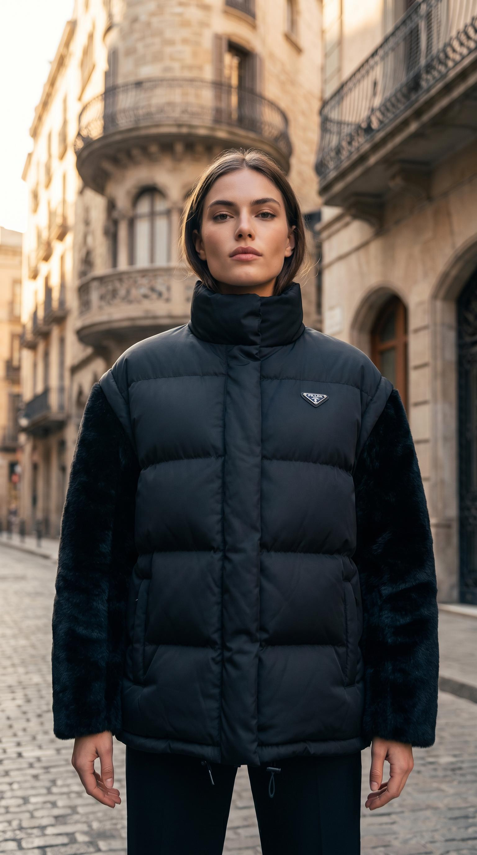 PRADA NYLON PUFFER JACKET