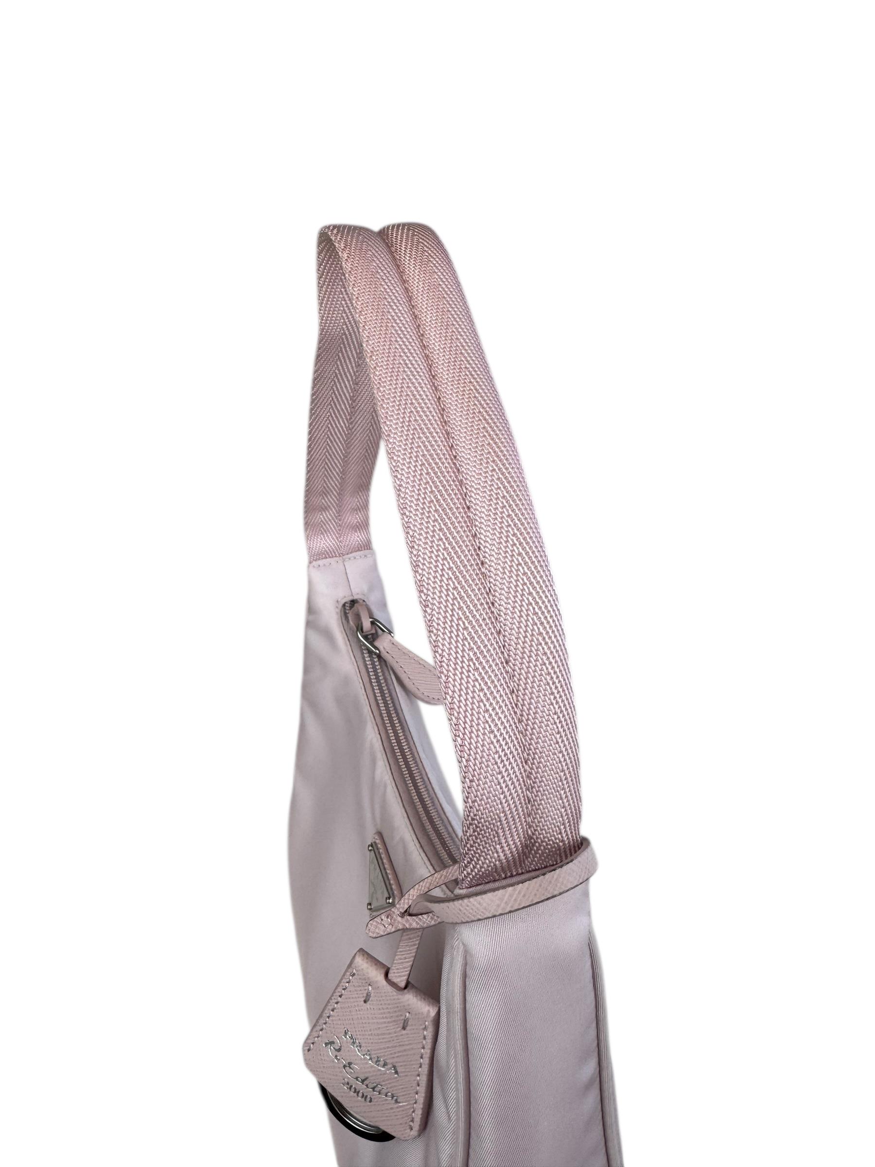 PRADA PINK RE EDITION 2000 SHOULDER BAG