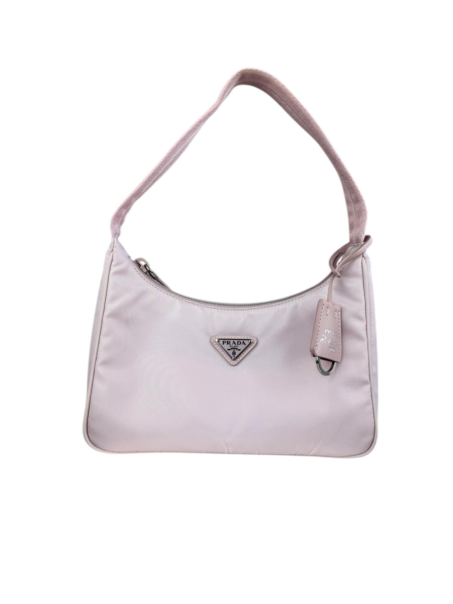 PRADA PINK RE EDITION 2000 SHOULDER BAG